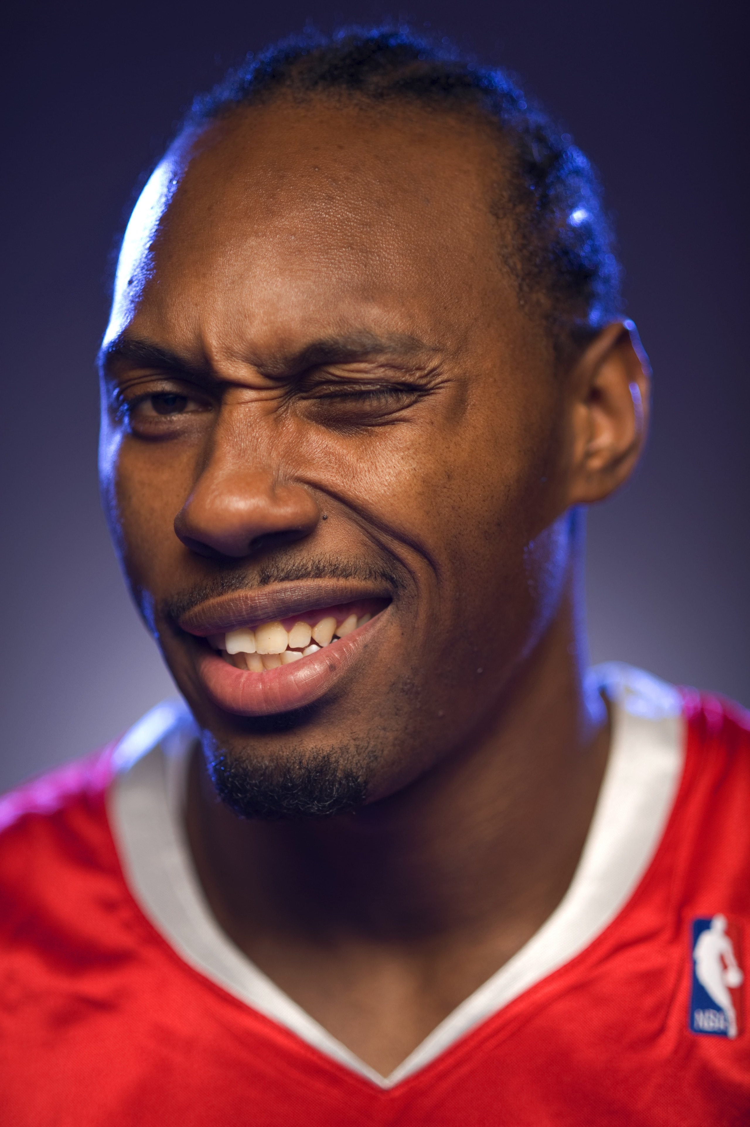TARRYTOWN, NY - JULY 29:  Joey Dorsey of the Houston Rockets  poses for a portrait during the 2008 NBA Rookie Photo Shoot on July 29, 2008 at the MSG Training Facility in Tarrytown, New York.  NOTE TO USER: User expressly acknowledges and agrees that, by