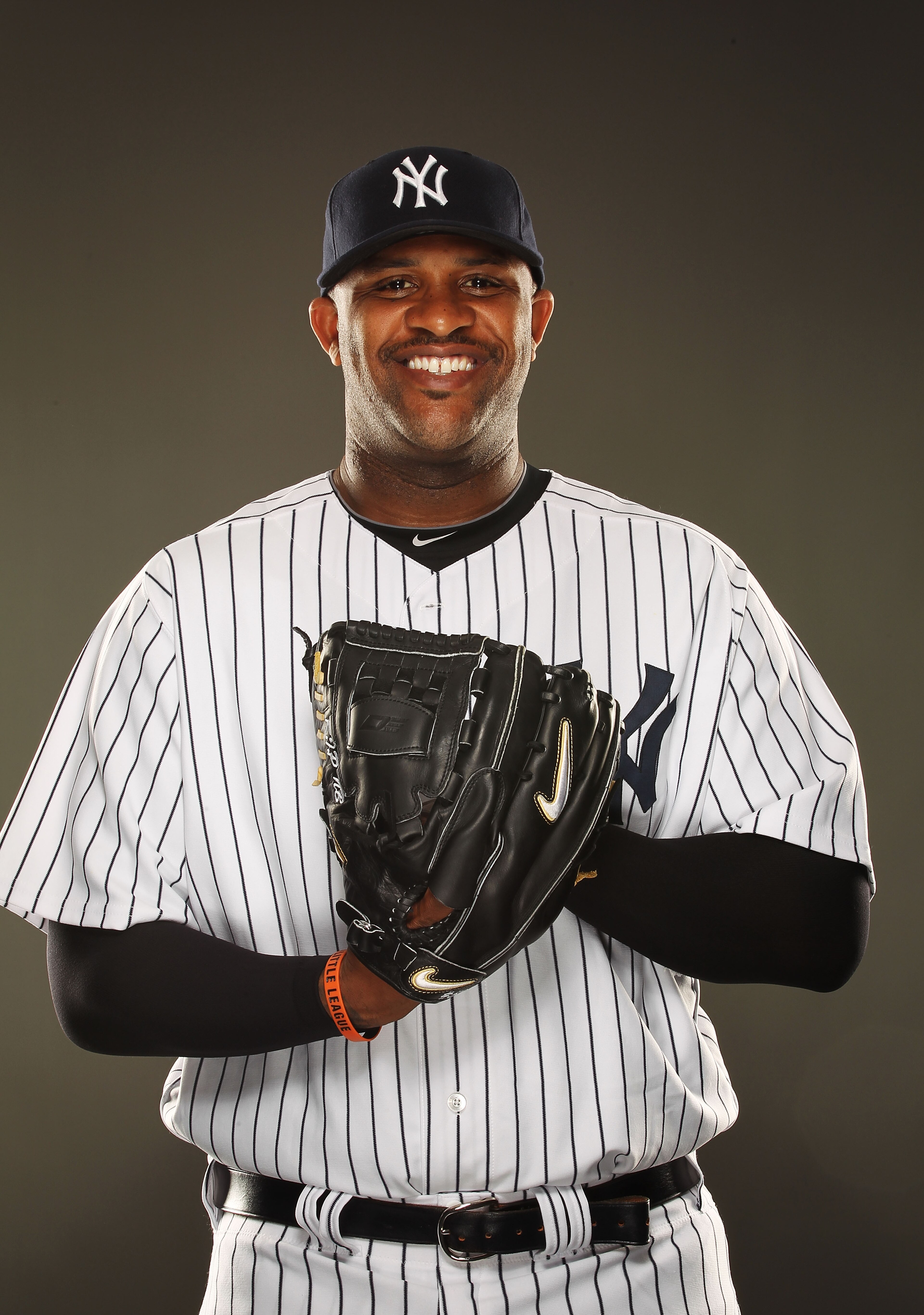 TAMPA, FL - FEBRUARY 23: CC Sabathia #52 of the New York Yankees poses for a portrait on Photo Day at George M. Steinbrenner Field on February 23, 2011 in Tampa, Florida. (Photo by Al Bello/Getty Images) TAMPA, FL - FEBRUARY 23: CC Sabathia #52 of the New York Yankees poses for a portrait on Photo Day at George M. Steinbrenner Field on February 23, 2011 in Tampa, Florida. (Photo by Al Bello/Getty Images)