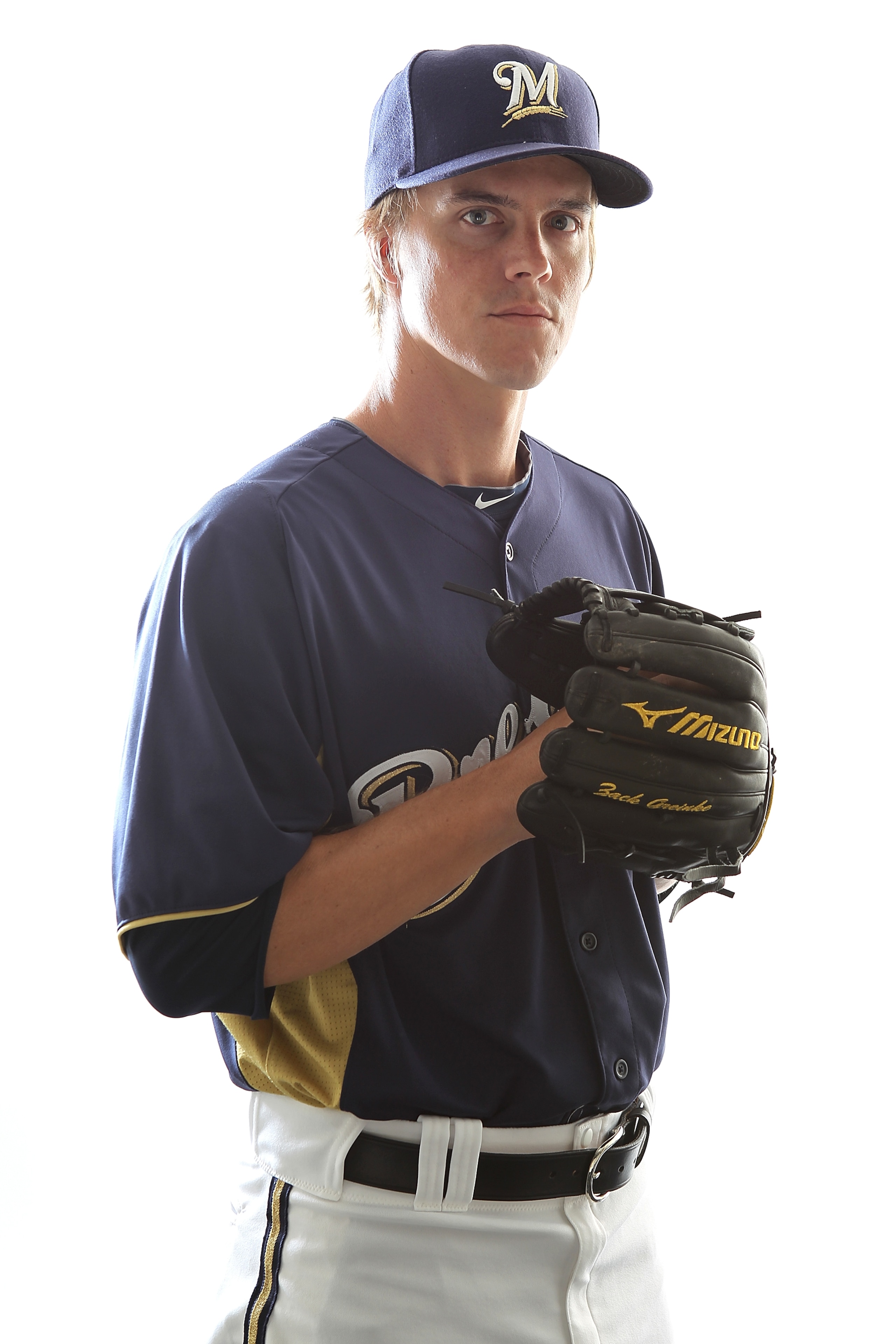 MARYVALE, AZ - FEBRUARY 24:  Zack Greinke #13 of the Milwaukee Brewers poses for a portrait during Spring Training Media Day on February 24, 2011 at Maryvale Stadium in Maryvale, Arizona.  (Photo by Jonathan Ferrey/Getty Images)