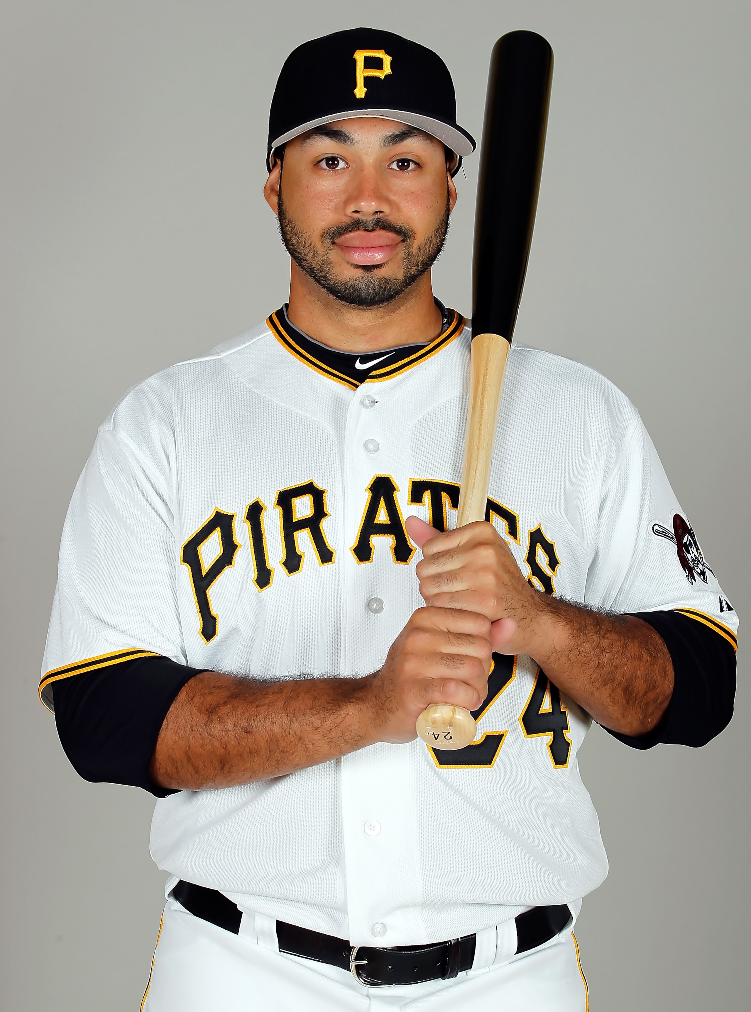 BRADENTON, FL - FEBRUARY 20:  Infielder Pedro Alvarez #24 of the Pittsburgh Pirates poses for a photo during photo day at Pirate City on February 20, 2011 in Bradenton, Florida.  (Photo by J. Meric/Getty Images)
