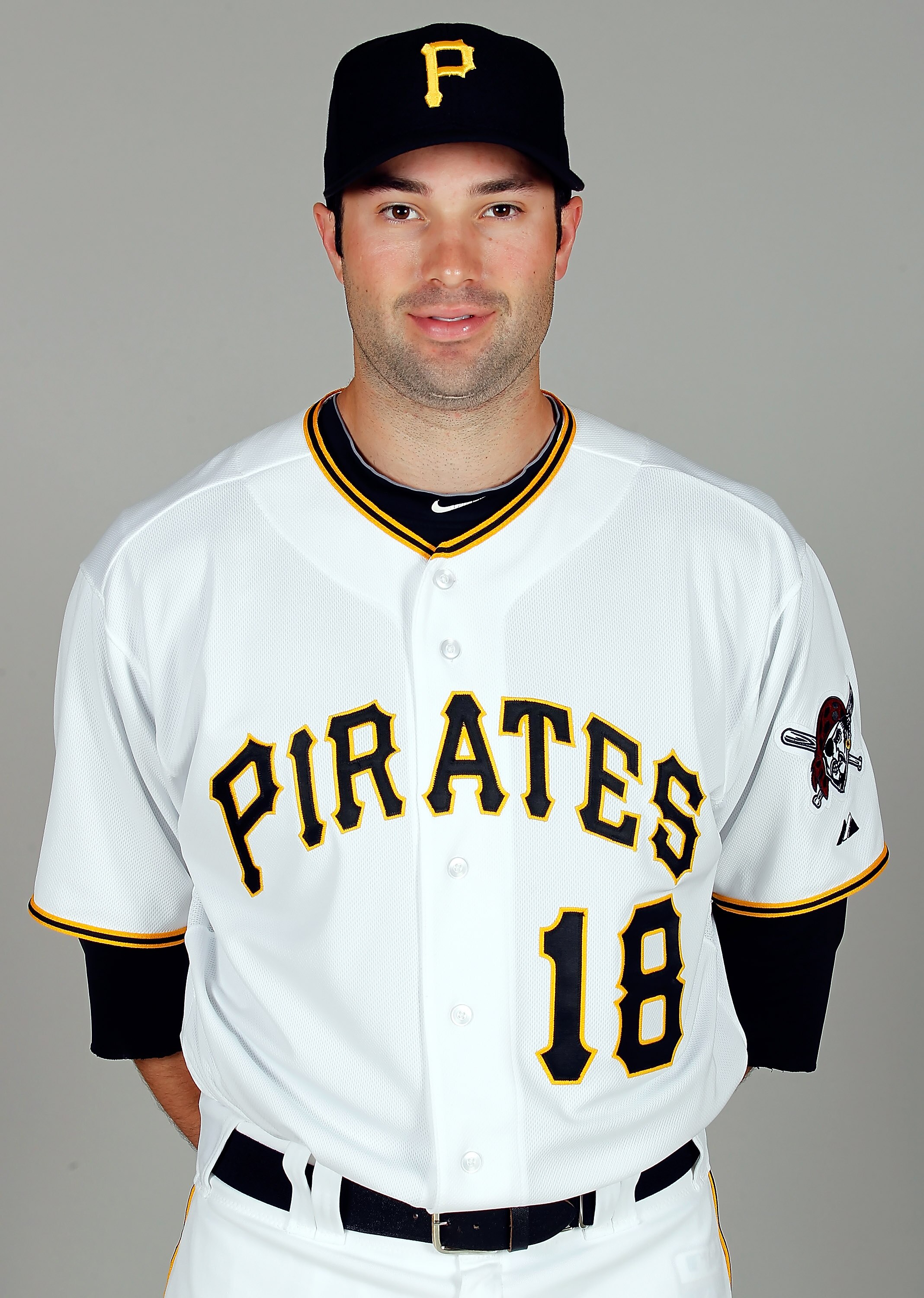 BRADENTON, FL - FEBRUARY 20:  Infielder Neil Walker #18 of the Pittsburgh Pirates poses for a photo during photo day at Pirate City on February 20, 2011 in Bradenton, Florida.  (Photo by J. Meric/Getty Images)