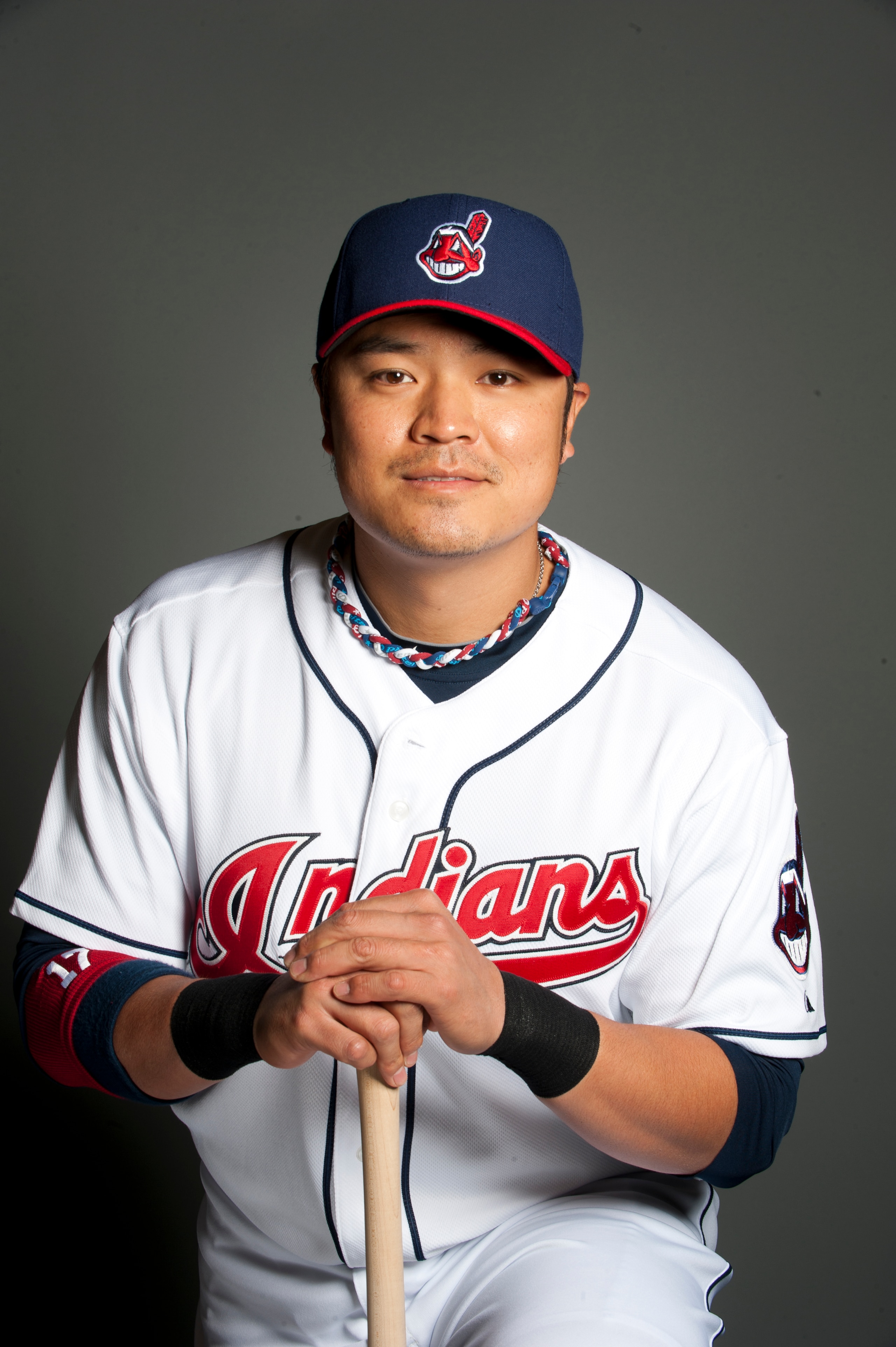 GOODYEAR, AZ - FEBRUARY 22: Shin-Soo Choo #17 of the Cleveland Indians poses during their photo day at the Cleveland Indians Spring Training Complex on February 22, 2011 in Goodyear, Arizona. (Photo by Rob Tringali/Getty Images)