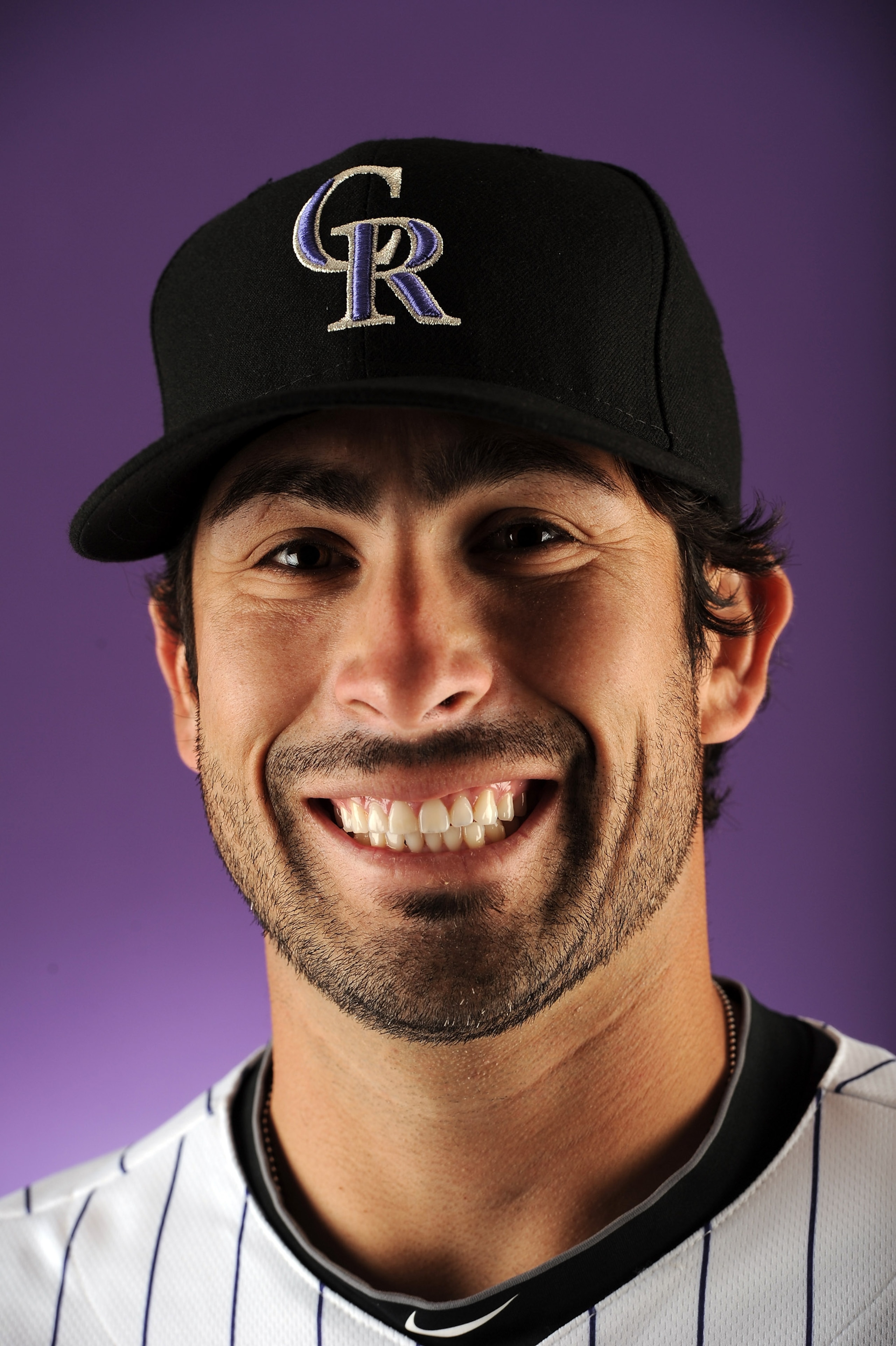 SCOTTSDALE, AZ - FEBRUARY 24:  Ryan Spilborghs #19 of the Colorado Rockies poses for a portrait during photo day at the Salt River Fields at Talking Stick on February 24, 2011 in Scottsdale, Arizona.  (Photo by Harry How/Getty Images)