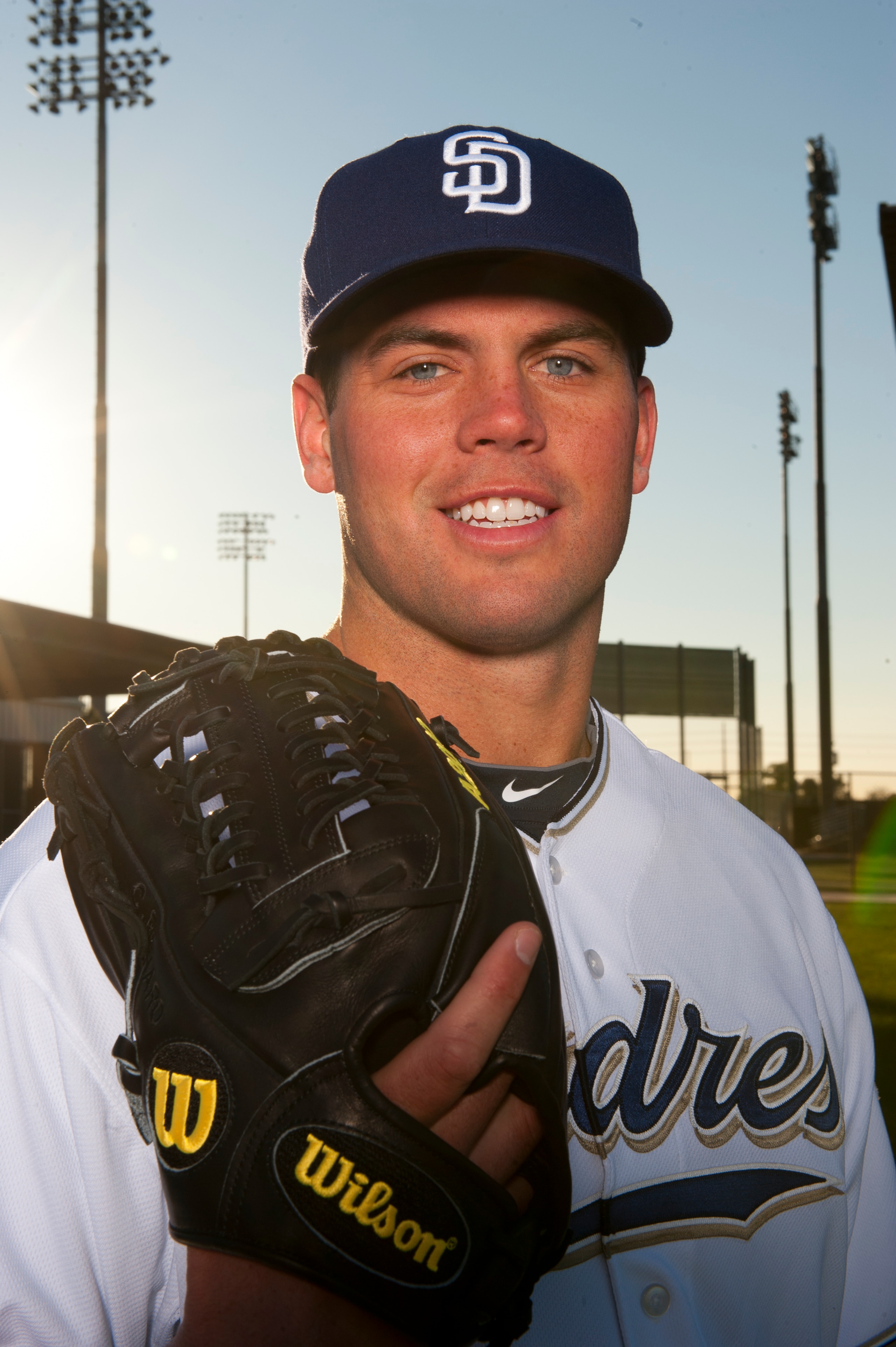 PEORIA, AZ - FEBRUARY 23: Clayton Richard #33 of the San Diego Padres poses during their photo day at the Padres Spring Training Complex on February 23, 2011 in Peoria, Arizona. (Photo by Rob Tringali/Getty Images)