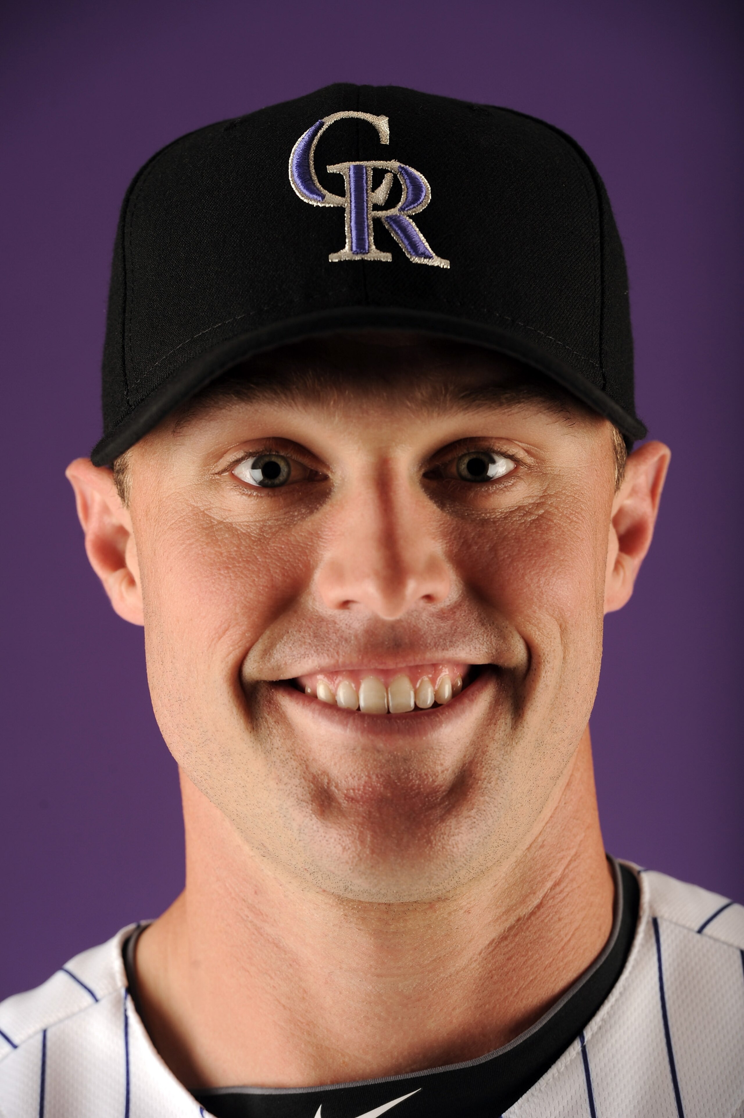 SCOTTSDALE, AZ - FEBRUARY 24:  Matt Belisle #34 of the Colorado Rockies poses for a portrait during photo day at the Salt River Fields at Talking Stick on February 24, 2011 in Scottsdale, Arizona.  (Photo by Harry How/Getty Images)