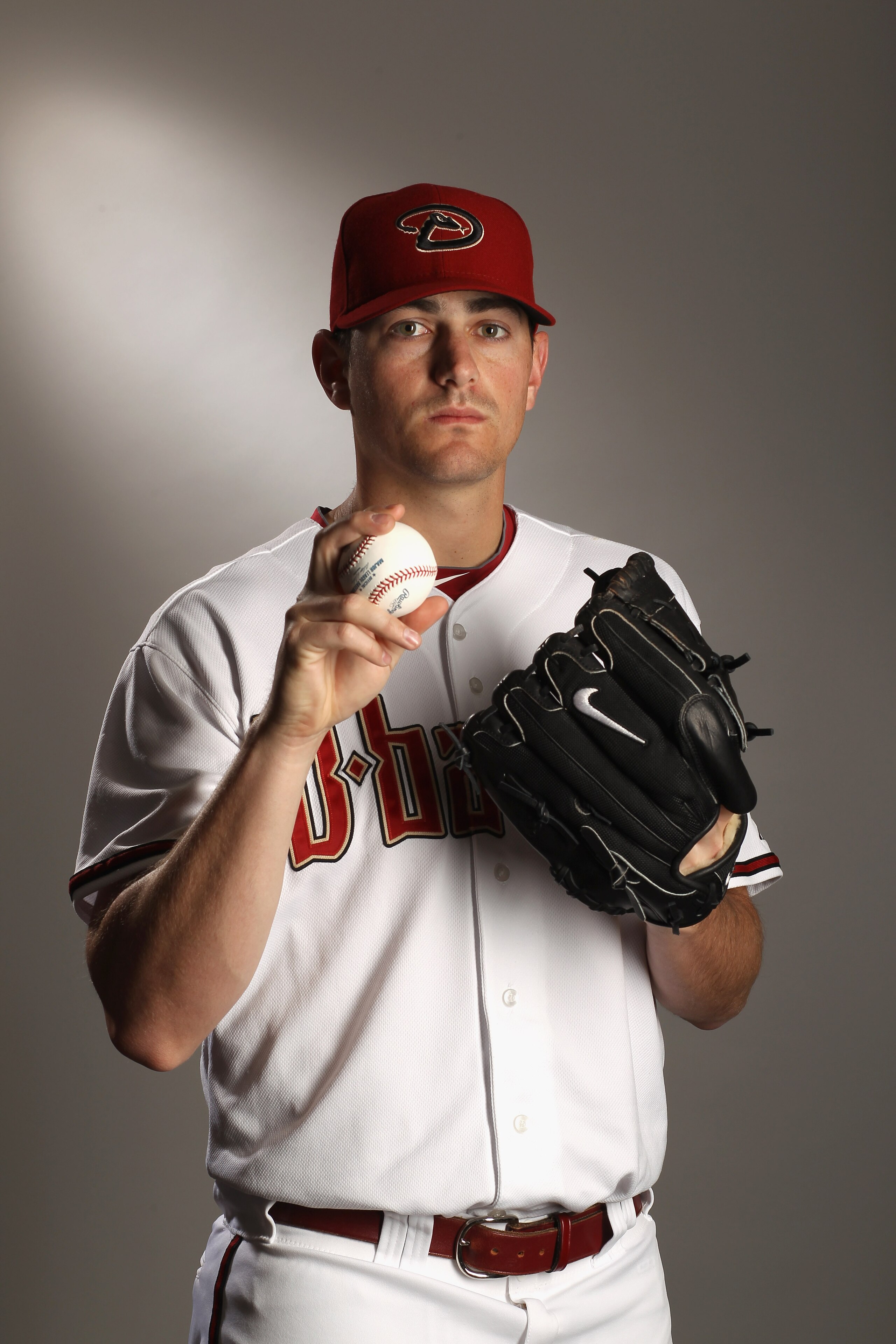 SCOTTSDALE, AZ - FEBRUARY 21:  Daniel Hudson #41 of the Arizona Diamondbacks poses for a portrait at Salt River Fields at Talking Stick on February 21, 2011 in Scottsdale, Arizona.  (Photo by Ezra Shaw/Getty Images)