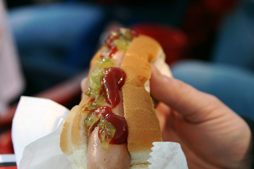 Los Angeles Dodger Dog STICKER - Hotdog MLB Baseball LA California Dodgers