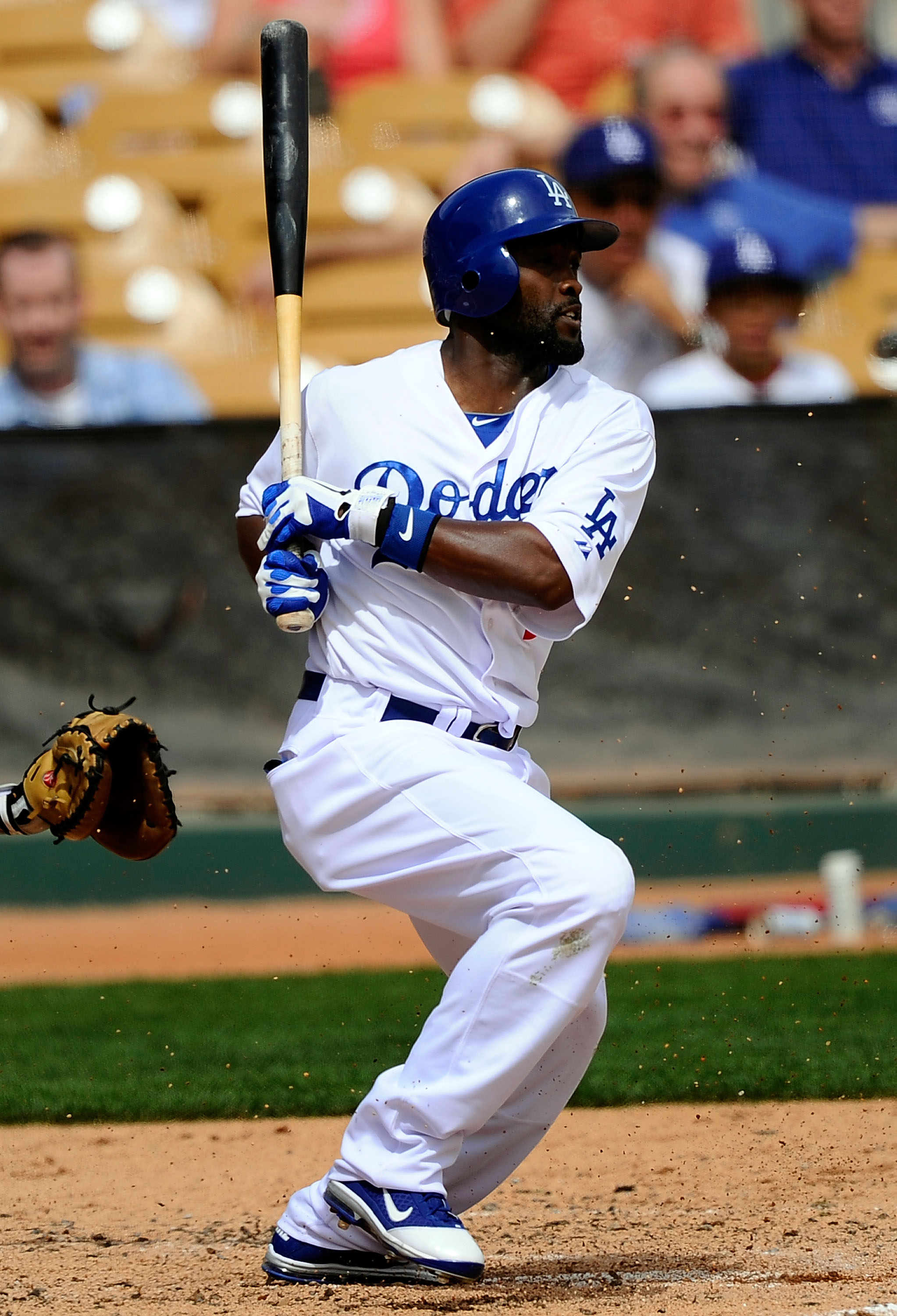 Los Angeles Dodgers' Tony Gwynn Jr. during their spring training