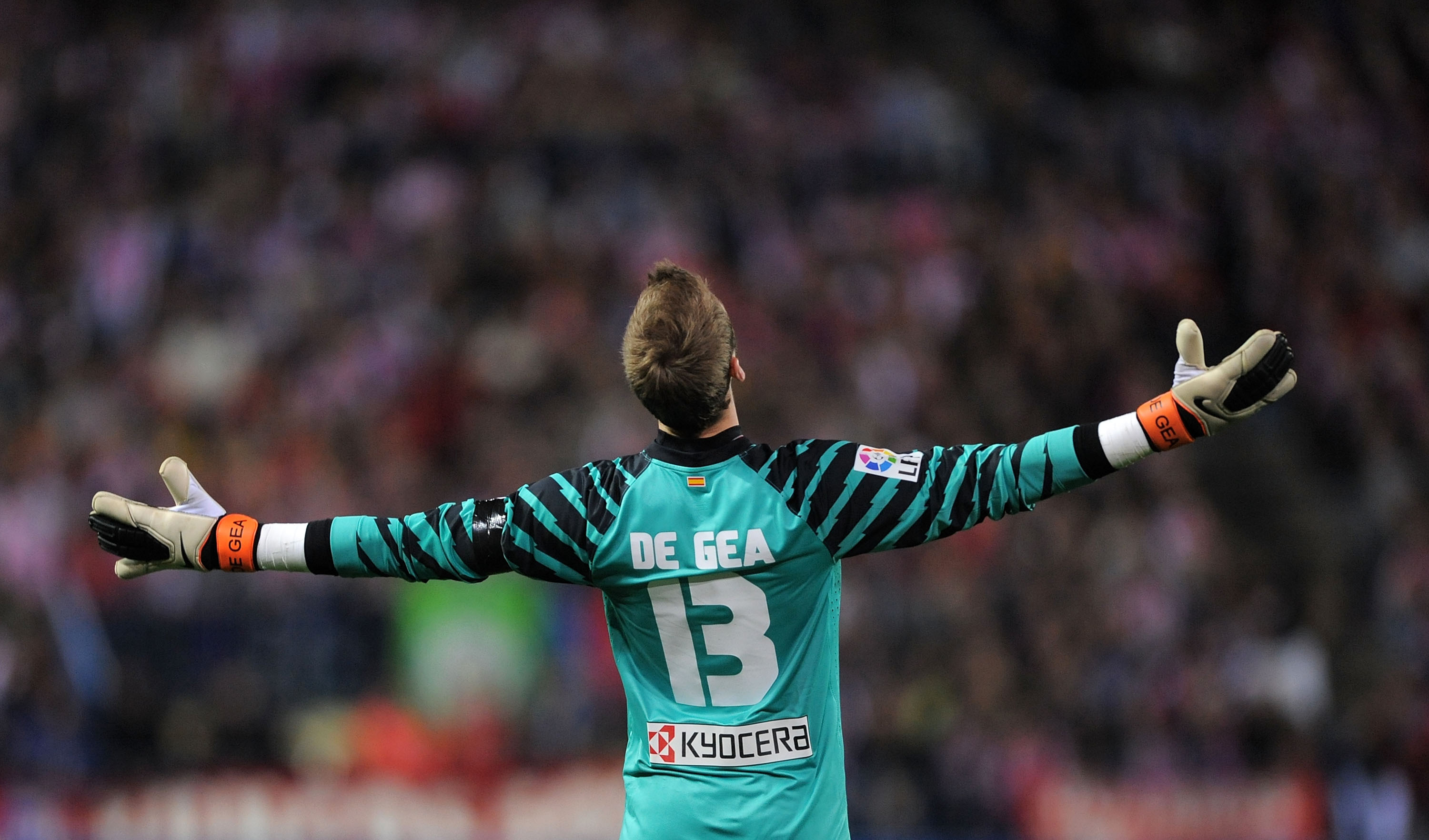 If he is emploring the heavens for a transfer, David De Gea's prayers well be answered