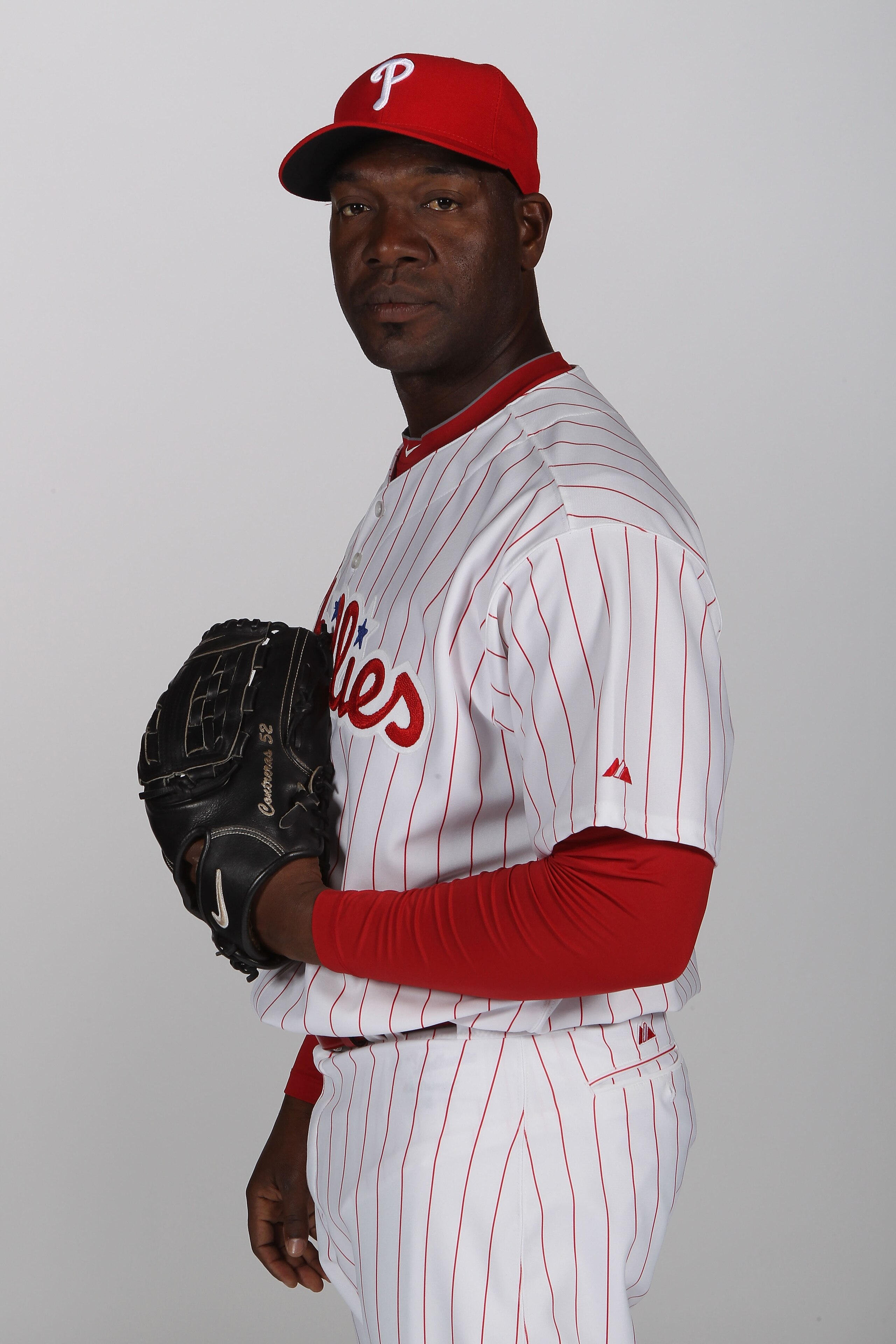 CLEARWATER, FL - FEBRUARY 22: Jose Contreras #52 of the Philadelphia Phillies poses for a photo during Spring Training Media Photo Day at Bright House Networks Field on February 22, 2011 in Clearwater, Florida. (Photo by Nick Laham/Getty Images) CLEARWATER, FL - FEBRUARY 22: Jose Contreras #52 of the Philadelphia Phillies poses for a photo during Spring Training Media Photo Day at Bright House Networks Field on February 22, 2011 in Clearwater, Florida. (Photo by Nick Laham/Getty Images)