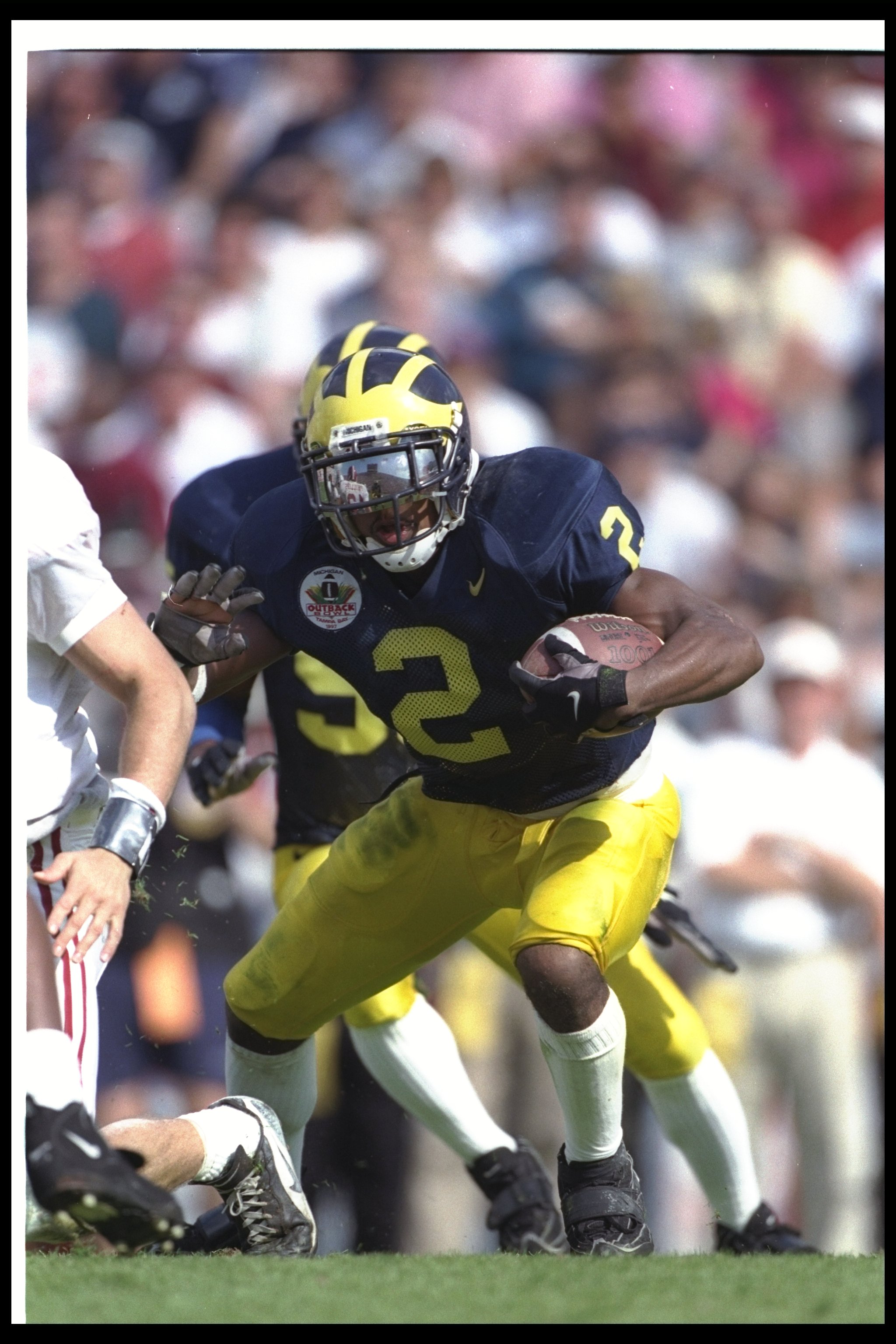 CHARLES WOODSON MICHIGAN WOLVERINES FOOTBALL 8X10 SPORTS ACTION PHOTO (AA-1)