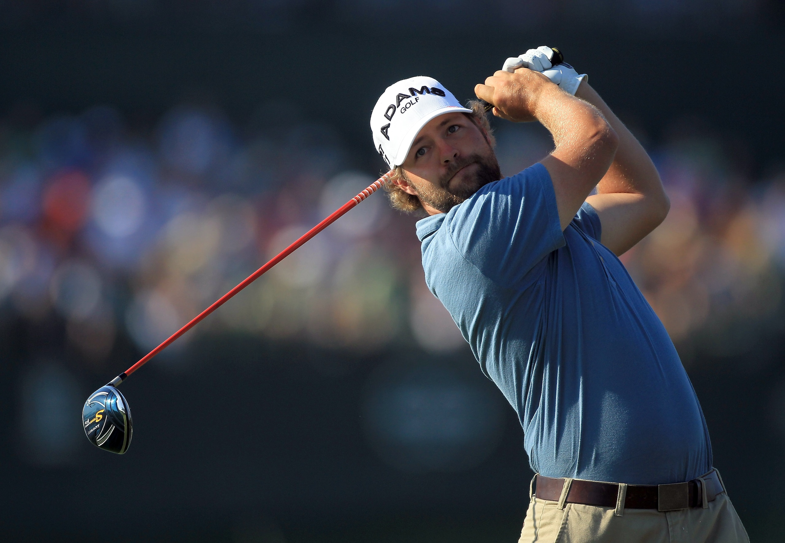 ORLANDO, FL - MARCH 25:  Ryan Moore watches his tee shot at the 16th hole during the second round of the 2011 Arnold Palmer Invitational presented by Mastercard at the Bay Hill Lodge and Country Club on March 25, 2011 in Orlando, Florida.  (Photo by David