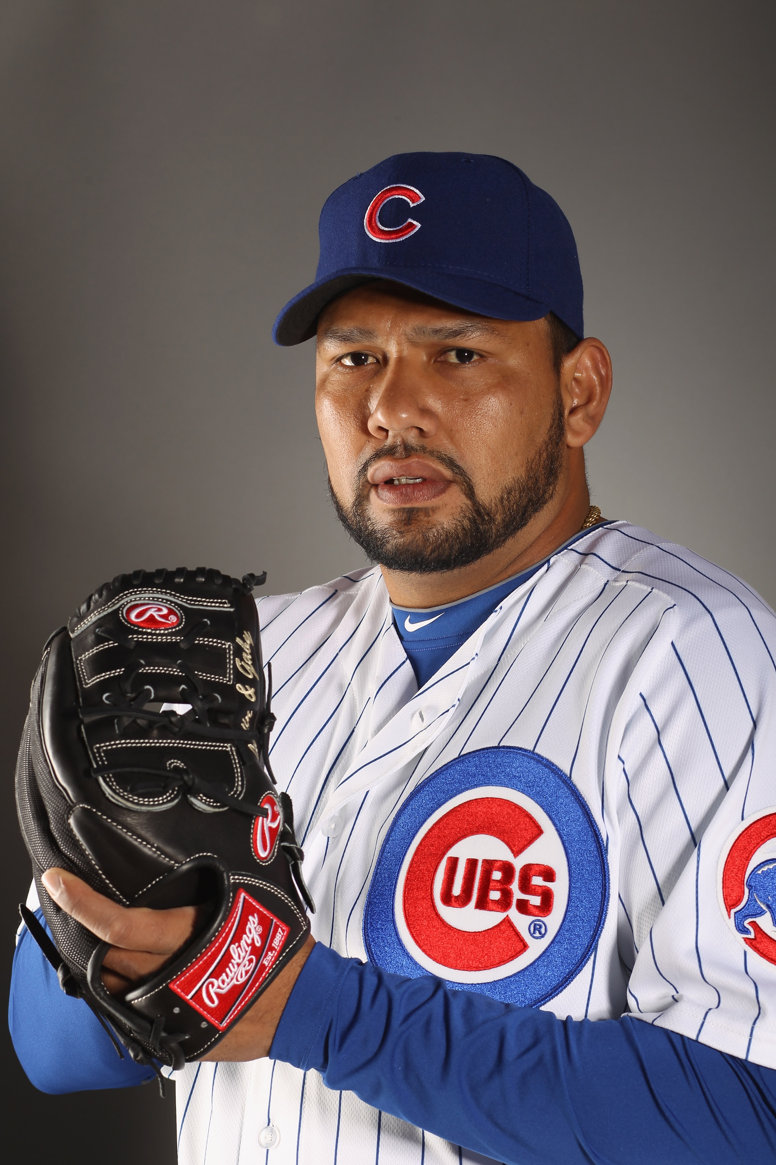 MESA, AZ - FEBRUARY 22:  Carlos Silva #52 of the Chicago Cubs poses for a portrait during media photo day at Finch Park on February 22, 2011 in Mesa, Arizona.  (Photo by Ezra Shaw/Getty Images)