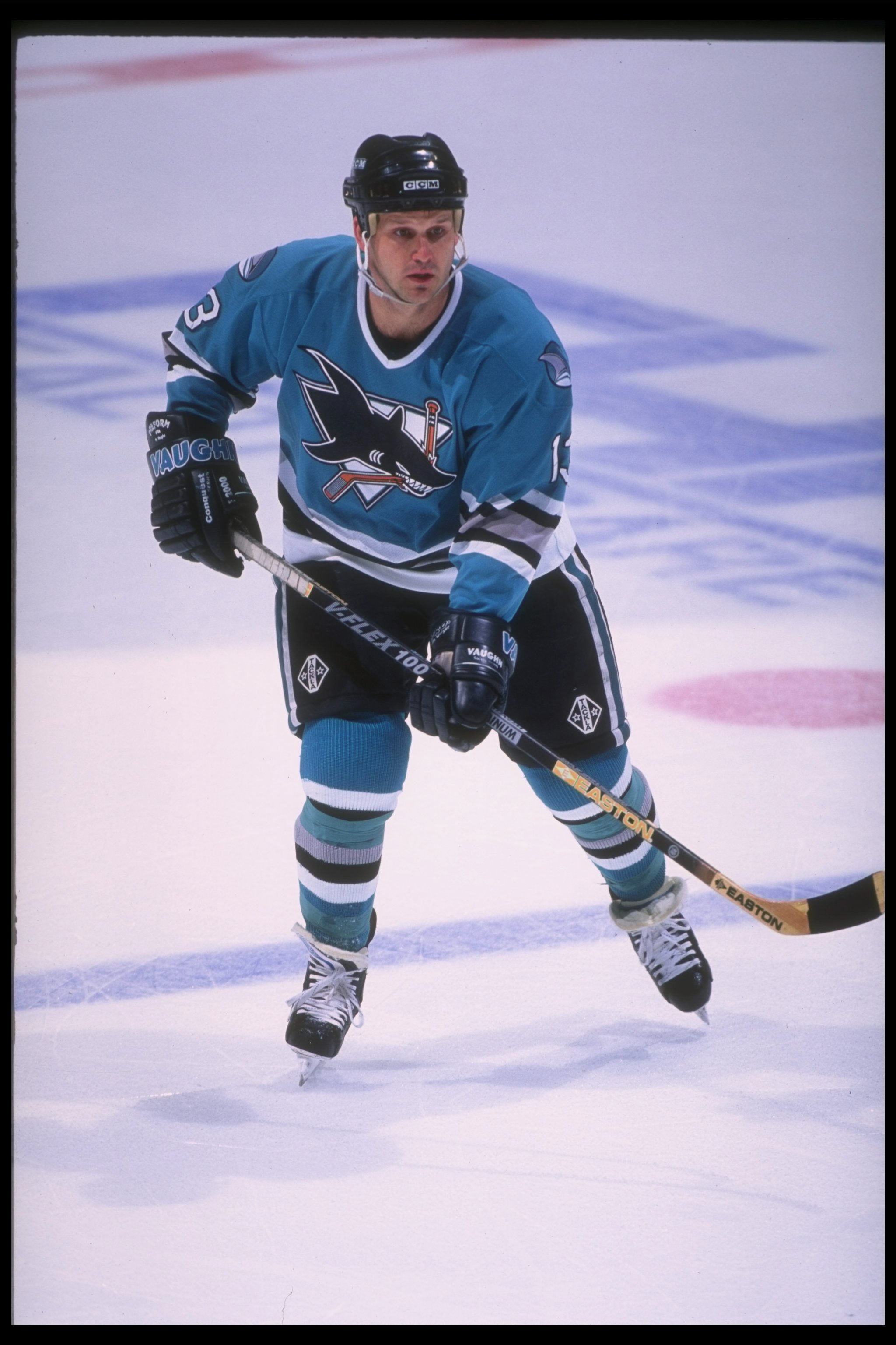 1995 Igor Larionov San Jose Sharks CCM NHL Jersey Size Large