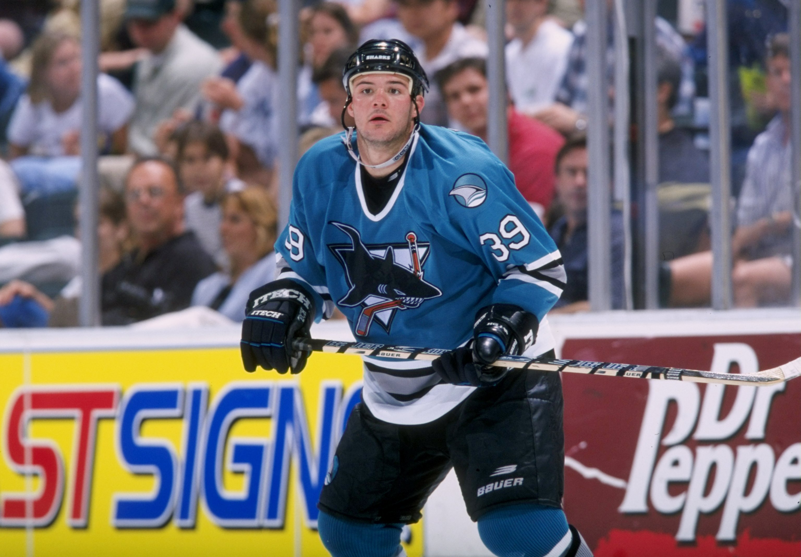 Vintage 90's 1997 NHL All Star Game San Jose Sharks Black -  Denmark