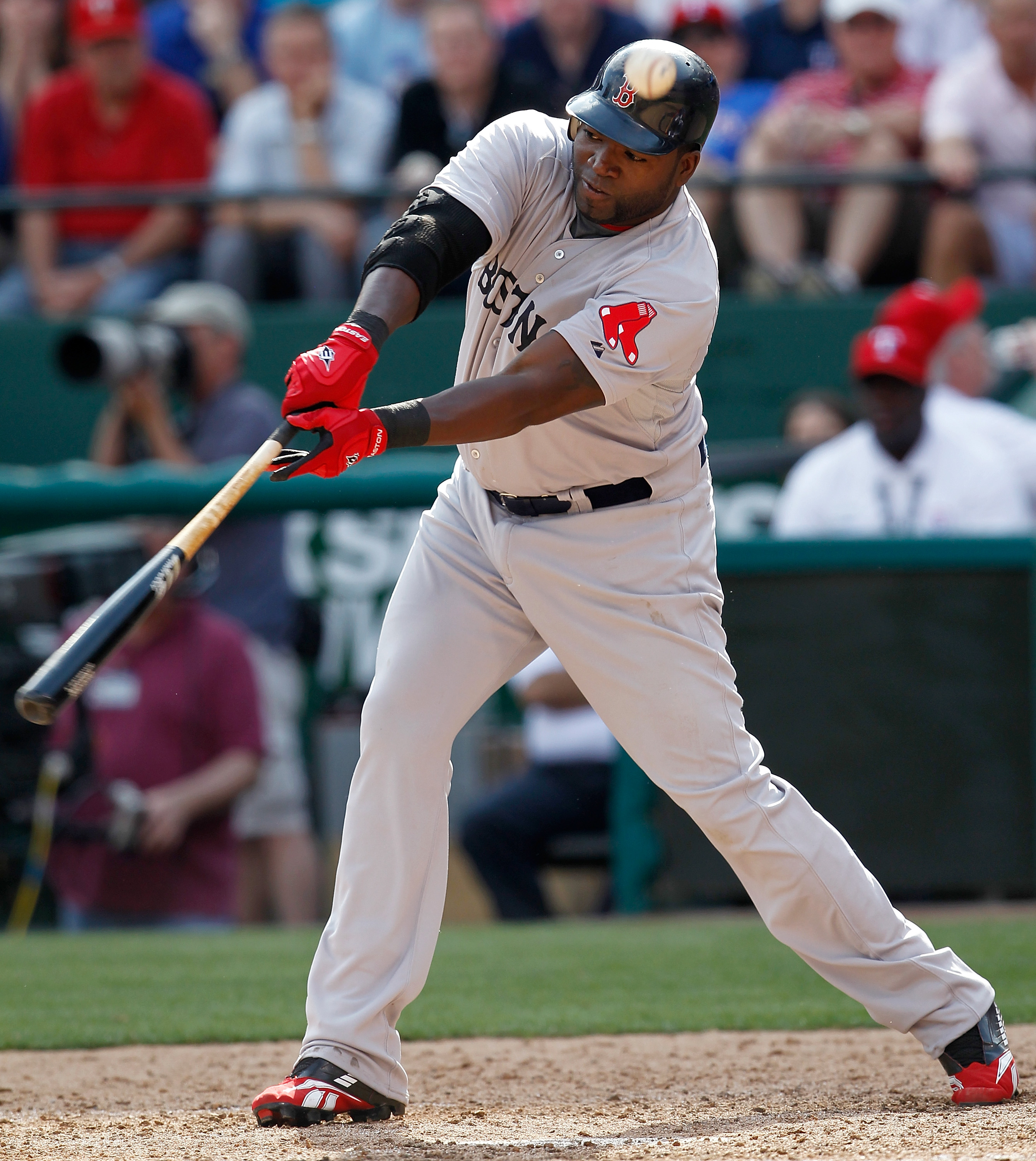 David Ortiz hits home run in his final spring training at-bat