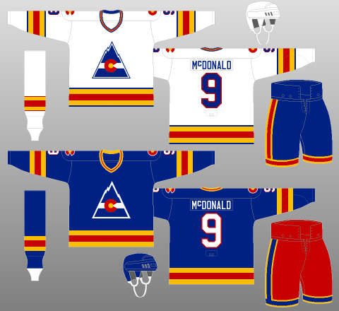 colorado rockies vintage hockey jersey