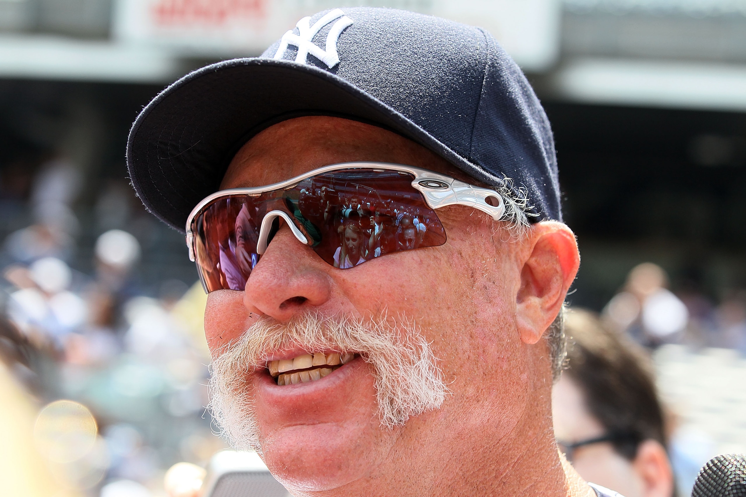 NEW YORK - JULY 17:  Hall of Famer Rich Gossage looks on during the New York Yankees 64th Old-Timer's Day before the MLB game against the Tampa Bay Rays on July 17, 2010 at Yankee Stadium in the Bronx borough of New York City.  (Photo by Jim McIsaac/Getty