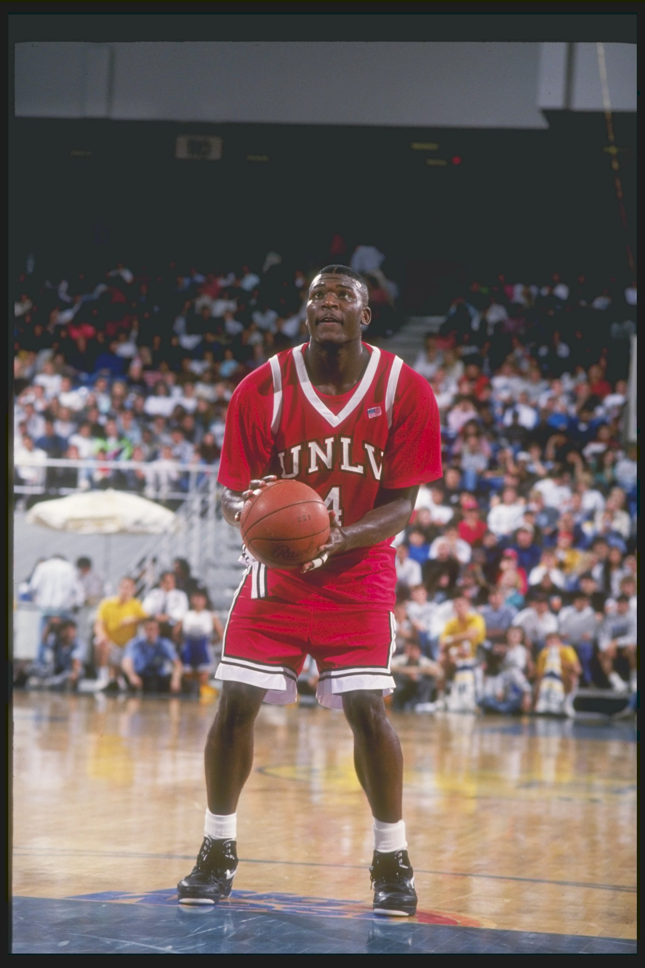 17 Jan 1991: Forward Larry Johnson of the UNLV Rebels in action during a game against the University of California at Irvine Anteaters. 17 Jan 1991: Forward Larry Johnson of the UNLV Rebels in action during a game against the University of California at Irvine Anteaters.