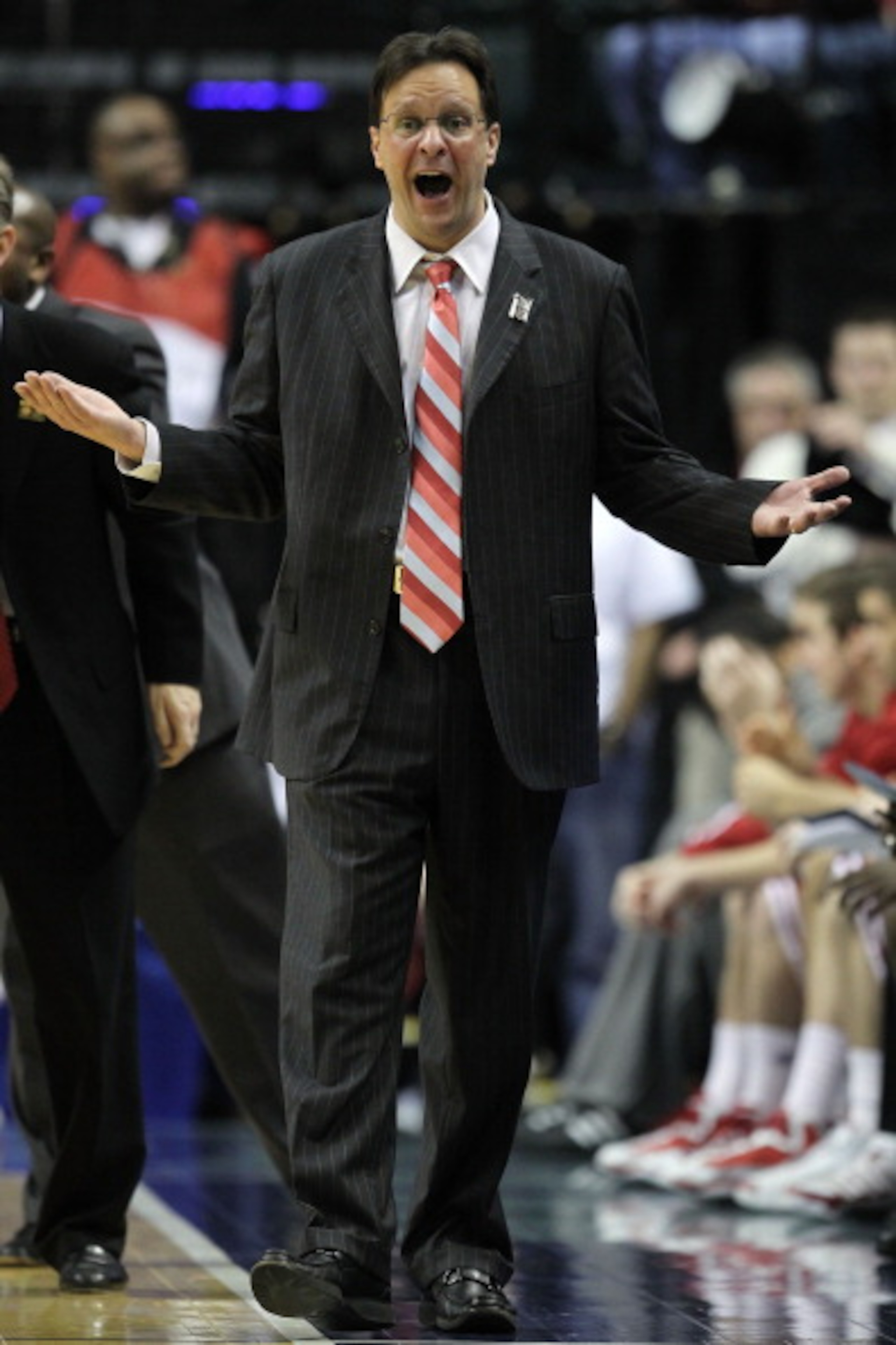 INDIANAPOLIS, IN - MARCH 10:  Head coach Tom Crean of the Indiana Hoosiers reacts against the Penn State Nittany Lions during the first round of the 2011 Big Ten Men's Basketball Tournament at Conseco Fieldhouse on March 10, 2011 in Indianapolis, Indiana.