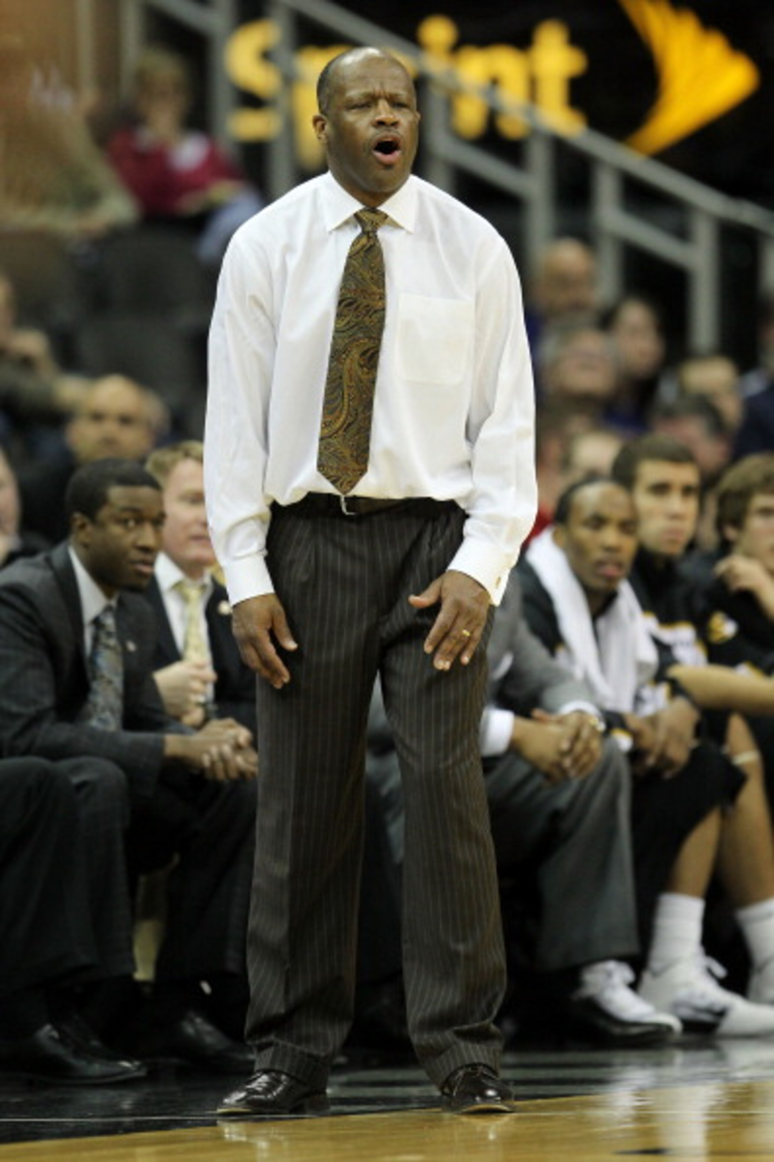 KANSAS CITY, MO - MARCH 10:  Head coach Mike Anderson of the Missouri Tigers looks on from the sidelines against the Texas A&M Aggies during their quarterfinal game in the 2011 Phillips 66 Big 12 Men's Basketball Tournament at Sprint Center on March 10, 2