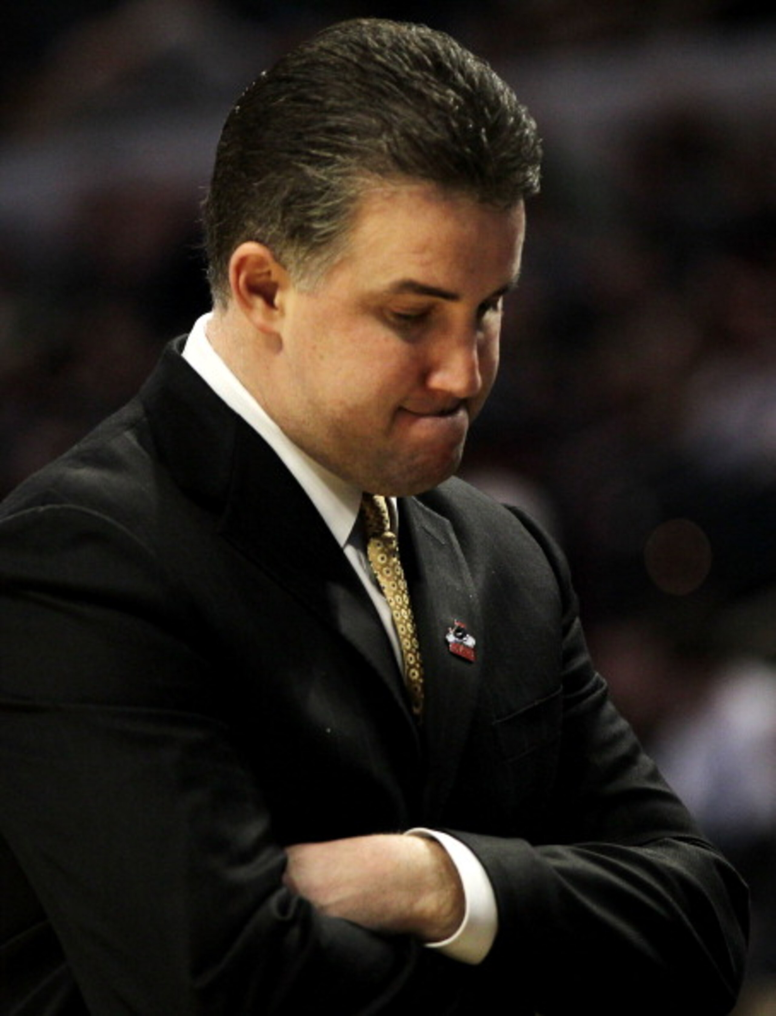 CHICAGO, IL - MARCH 20:  Head coach Matt Painter of the Purdue Boilermakers reacts in the game against the Virginia Commonwealth Rams during the third round of the 2011 NCAA men's basketball tournament at the United Center on March 20, 2011 in Chicago, Il