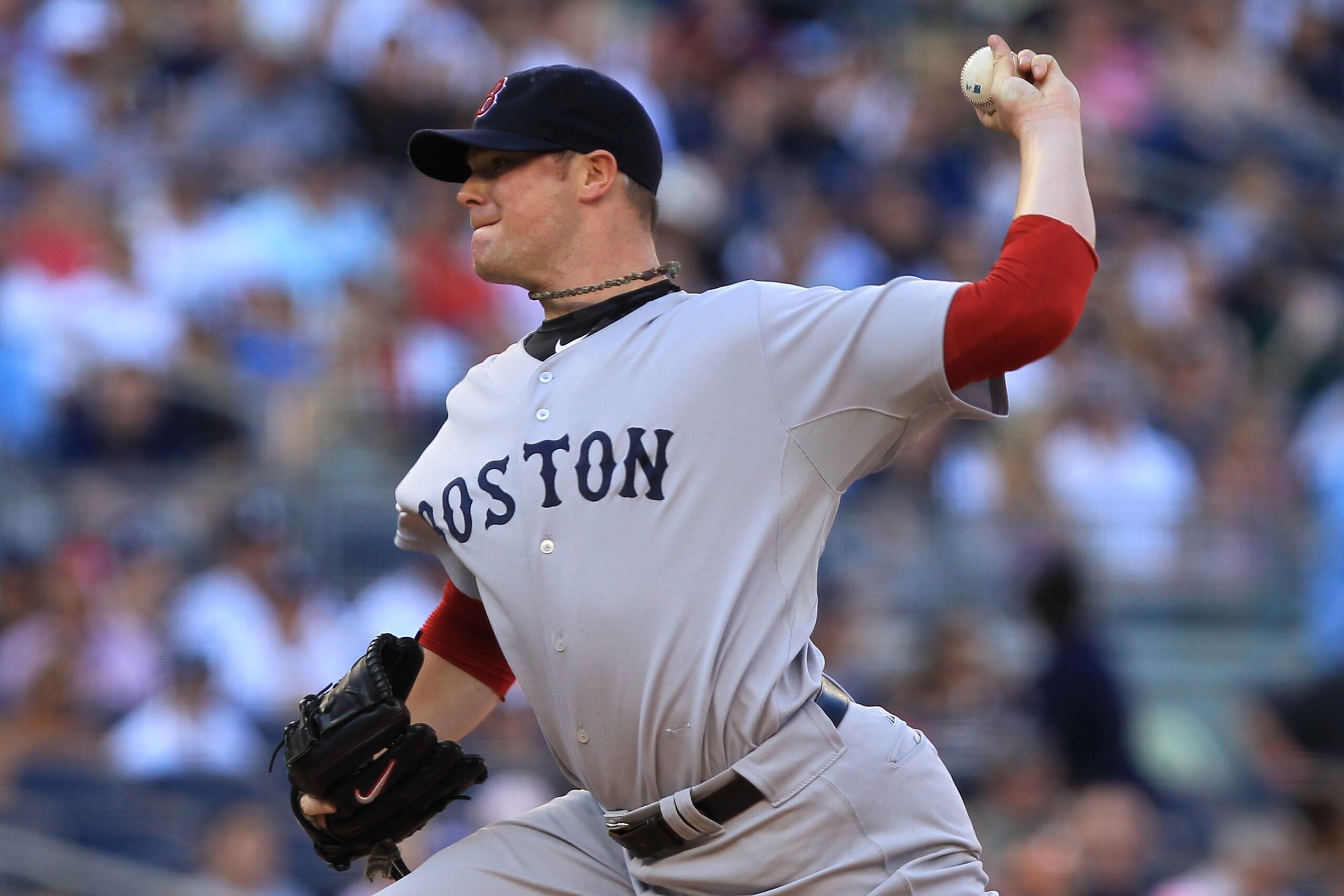 NEW YORK - SEPTEMBER 25: Jon Lester #31 of the Boston Red Sox pitches against the New York Yankees during their game on September 25, 2010 at Yankee Stadium in the Bronx borough of New York City. (Photo by Chris McGrath/Getty Images) NEW YORK - SEPTEMBER 25: Jon Lester #31 of the Boston Red Sox pitches against the New York Yankees during their game on September 25, 2010 at Yankee Stadium in the Bronx borough of New York City. (Photo by Chris McGrath/Getty Images)