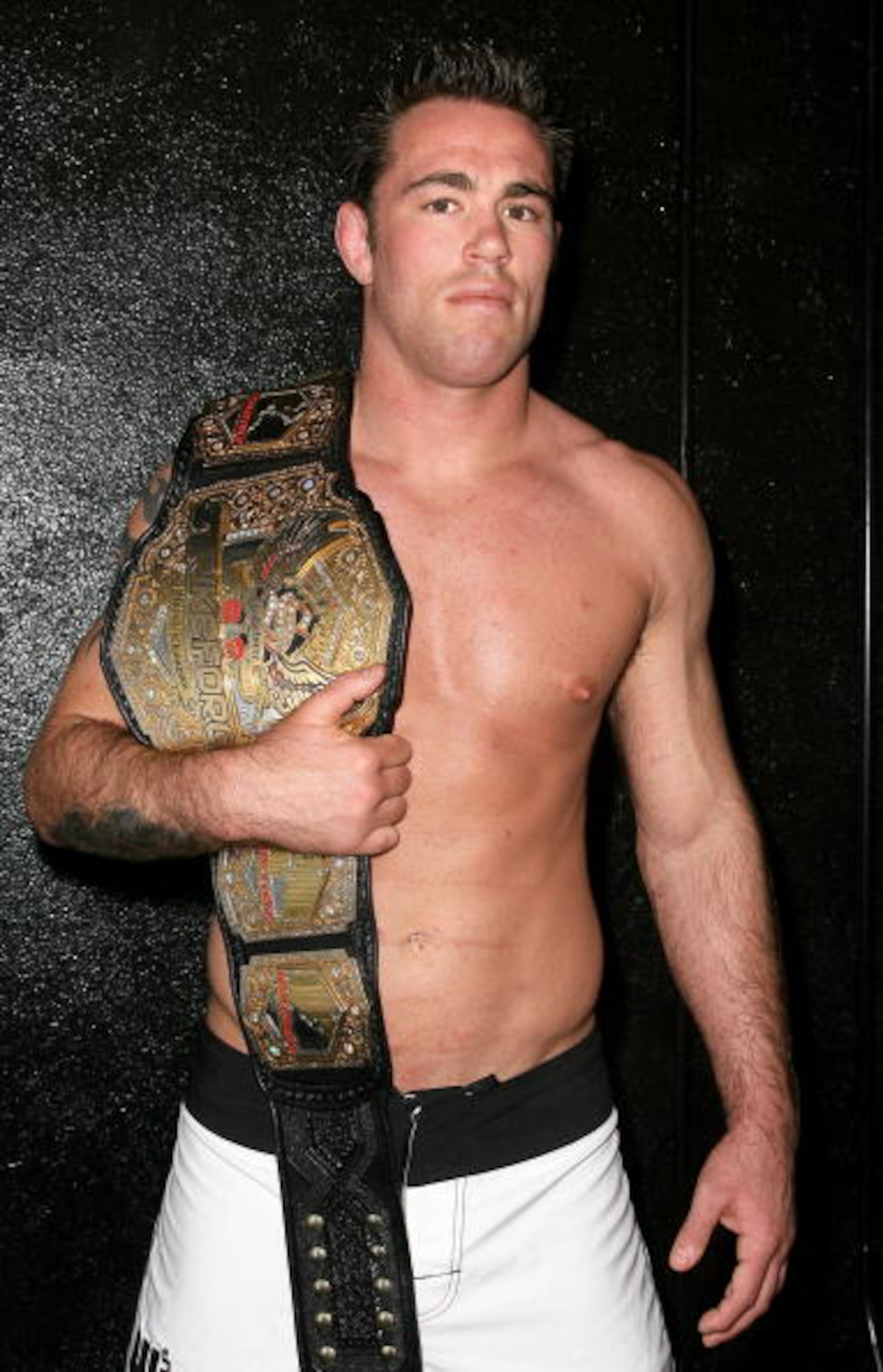 HOLLYWOOD - MARCH 17:  Strikeforce World Middleweight Champion Jake Shields attends the CBS' Strikeforce MMA Fighters Open Media Workout on March 17, 2010 in Hollywood, California.  (Photo by Valerie Macon/Getty Images)