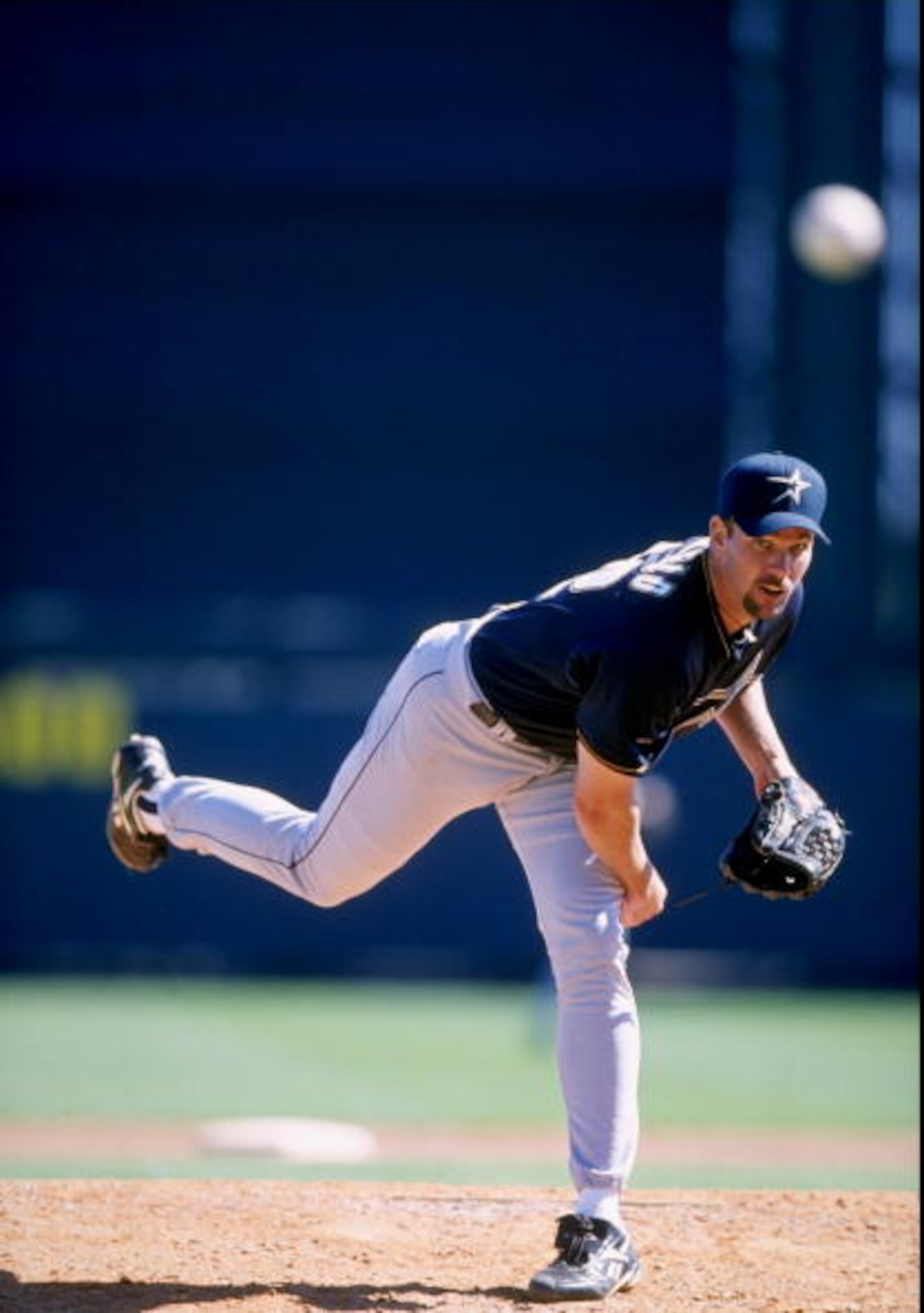 2 Mar 1998: Roger Salkeld of the Houston Astros in action during a spring training game against the Atlanta Braves at the Disney''s Wide World of Sports Baseball Stadium in Kissimmee, Florida.
