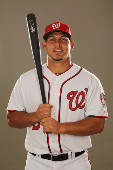 VIERA, FL - FEBRUARY 25:  Wilson Ramos #3 of the Washington Nationals poses for a portrait during Spring Training Photo Day at Space Coast Stadium on February 25, 2011 in Viera, Florida.  (Photo by Al Bello/Getty Images)