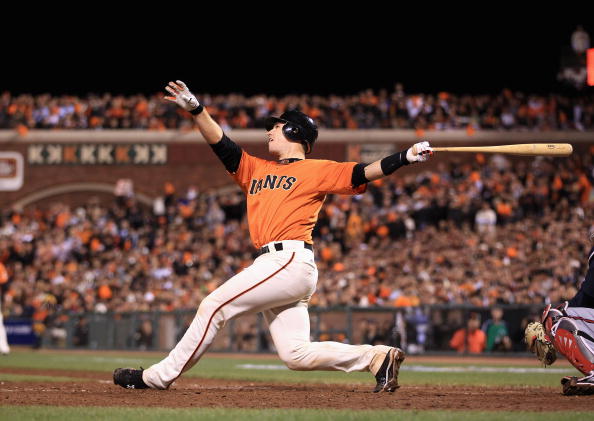 Buster Posey San Francisco Giants Game-Used #28 Orange Jersey vs