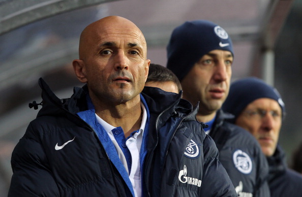KAZAN, RUSSIA - NOVEMBER 20: Head coach Luciano Spalletti of FC Zenit St. Petersburg looks on during the Russian Football League Championship match between FC Rubin Kazan and FC Zenit St. Petersburg at the Tsentraliniy Stadium on November 20, 2010 in Kaz