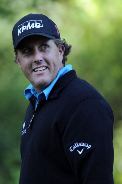 AUGUSTA, GA - APRIL 06:  Phil Mickelson walks in a fairway during a practice round prior to the 2011 Masters Tournament at Augusta National Golf Club on April 6, 2011 in Augusta, Georgia.  (Photo by Harry How/Getty Images)