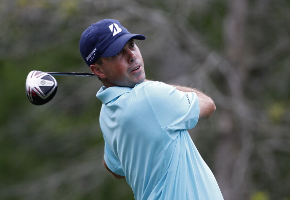 HUMBLE, TX - APRIL 03:  Matt Kuchar hits his drive on the second hole during the final round of the Shell Houston Open at Redstone Golf Club on April 3, 2011 in Humble, Texas.  (Photo by Michael Cohen/Getty Images)