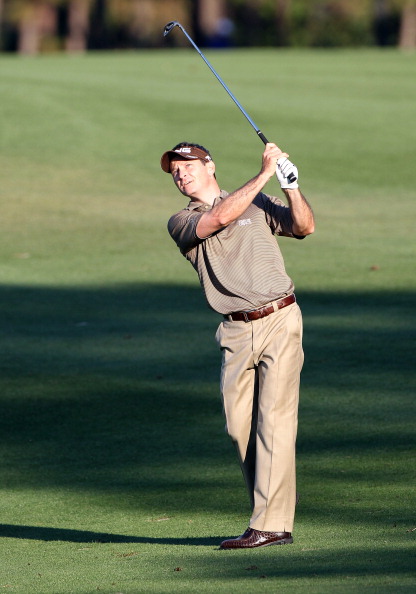 PALM HARBOR, FL - MARCH 17:  Mark Wilson hits a shot on the 14th hole during the first round of the Transitions Championship at Innisbrook Resort and Golf Club on March 17, 2011 in Palm Harbor, Florida.  (Photo by Sam Greenwood/Getty Images)