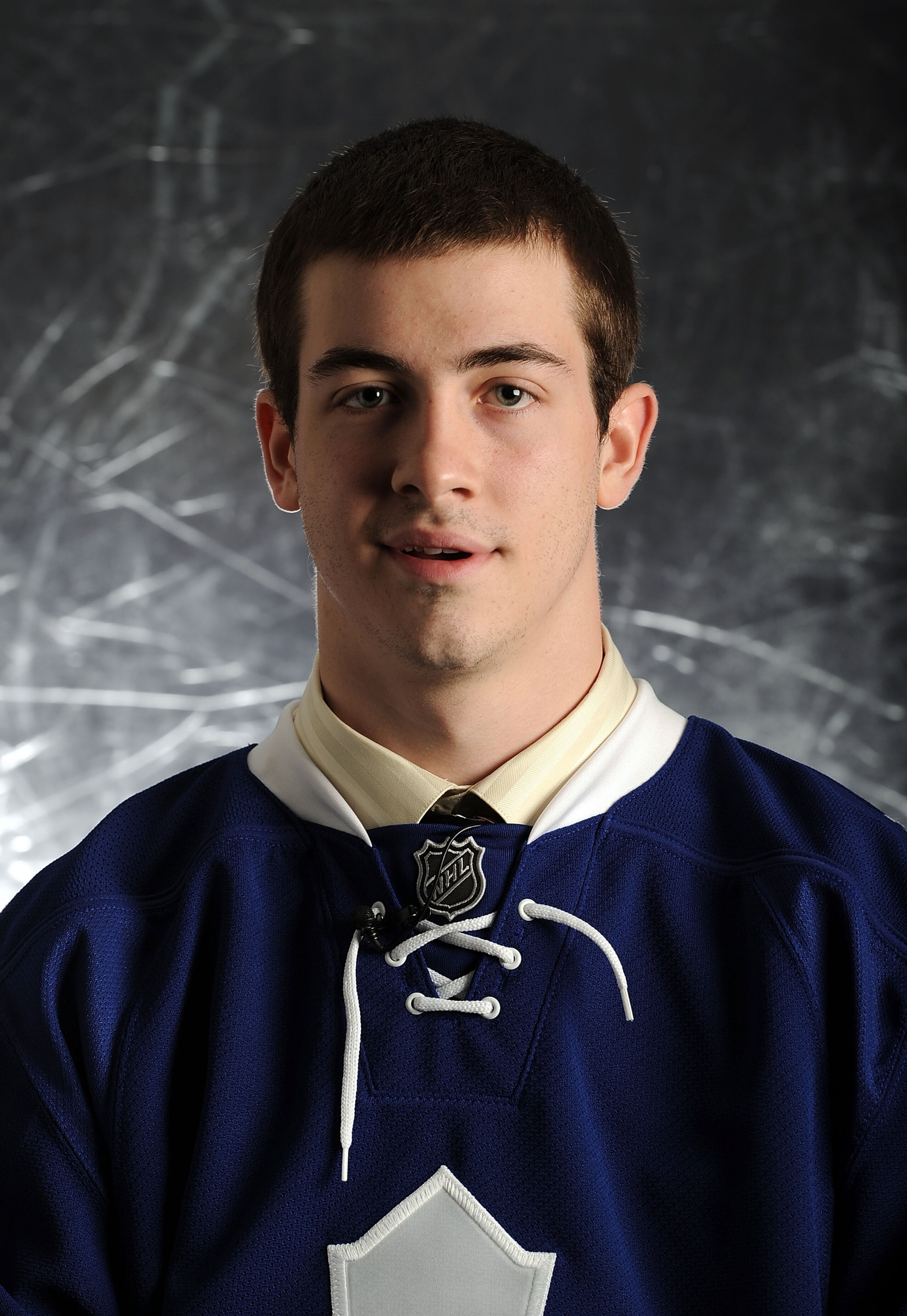 LOS ANGELES, CA - JUNE 26:  Brad Ross, drafted in the second round by the Toronto Maple Leafs poses for a portrait during day two of the 2010 NHL Entry Draft at Staples Center on June 26, 2010 in Los Angeles, California.  (Photo by Harry How/Getty Images)
