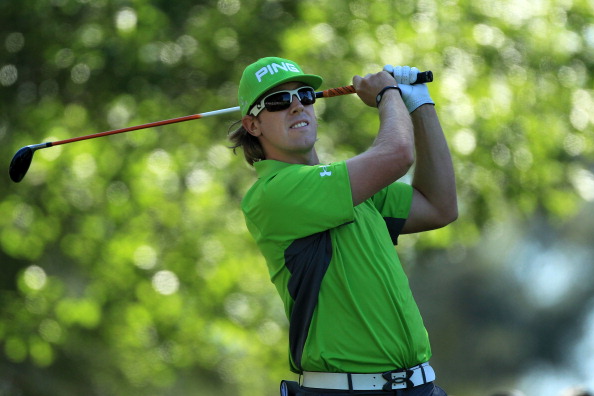 AUGUSTA, GA - APRIL 07:  Hunter Mahan hits his tee shot on the fourth hole during the first round of the 2011 Masters Tournament at Augusta National Golf Club on April 7, 2011 in Augusta, Georgia.  (Photo by David Cannon/Getty Images)