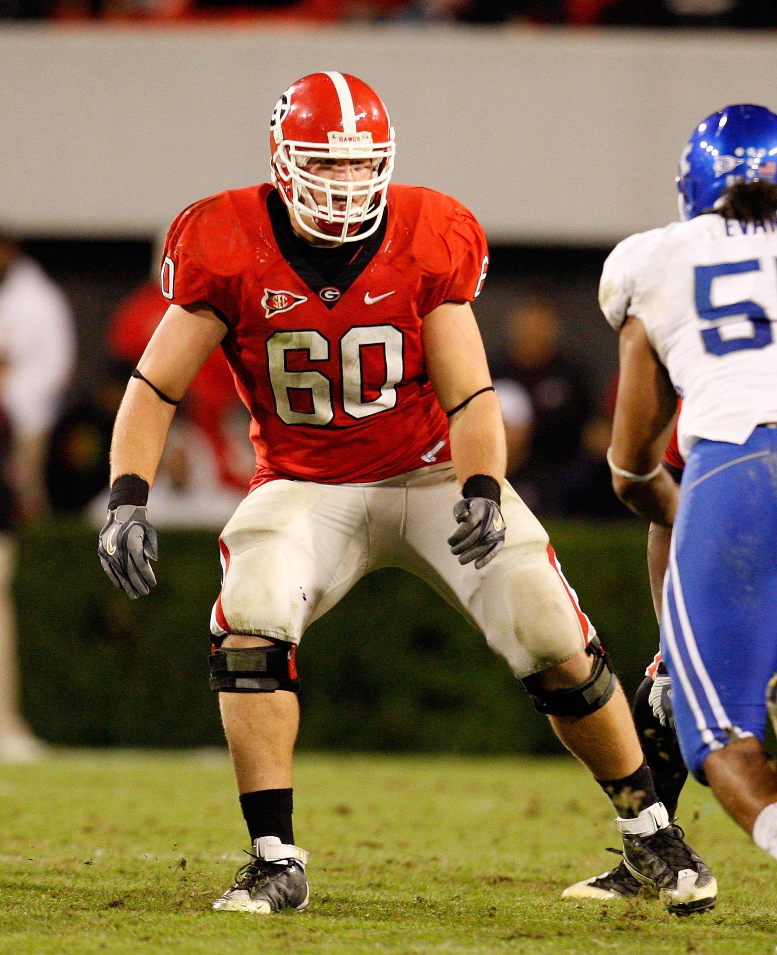 ATHENS, GA - NOVEMBER 21: Clint Boling #60 of the Georgia Bulldogs against the Kentucky Wildcats at Sanford Stadium on November 21, 2009 in Athens, Georgia. (Photo by Kevin C. Cox/Getty Images) ATHENS, GA - NOVEMBER 21: Clint Boling #60 of the Georgia Bulldogs against the Kentucky Wildcats at Sanford Stadium on November 21, 2009 in Athens, Georgia. (Photo by Kevin C. Cox/Getty Images)