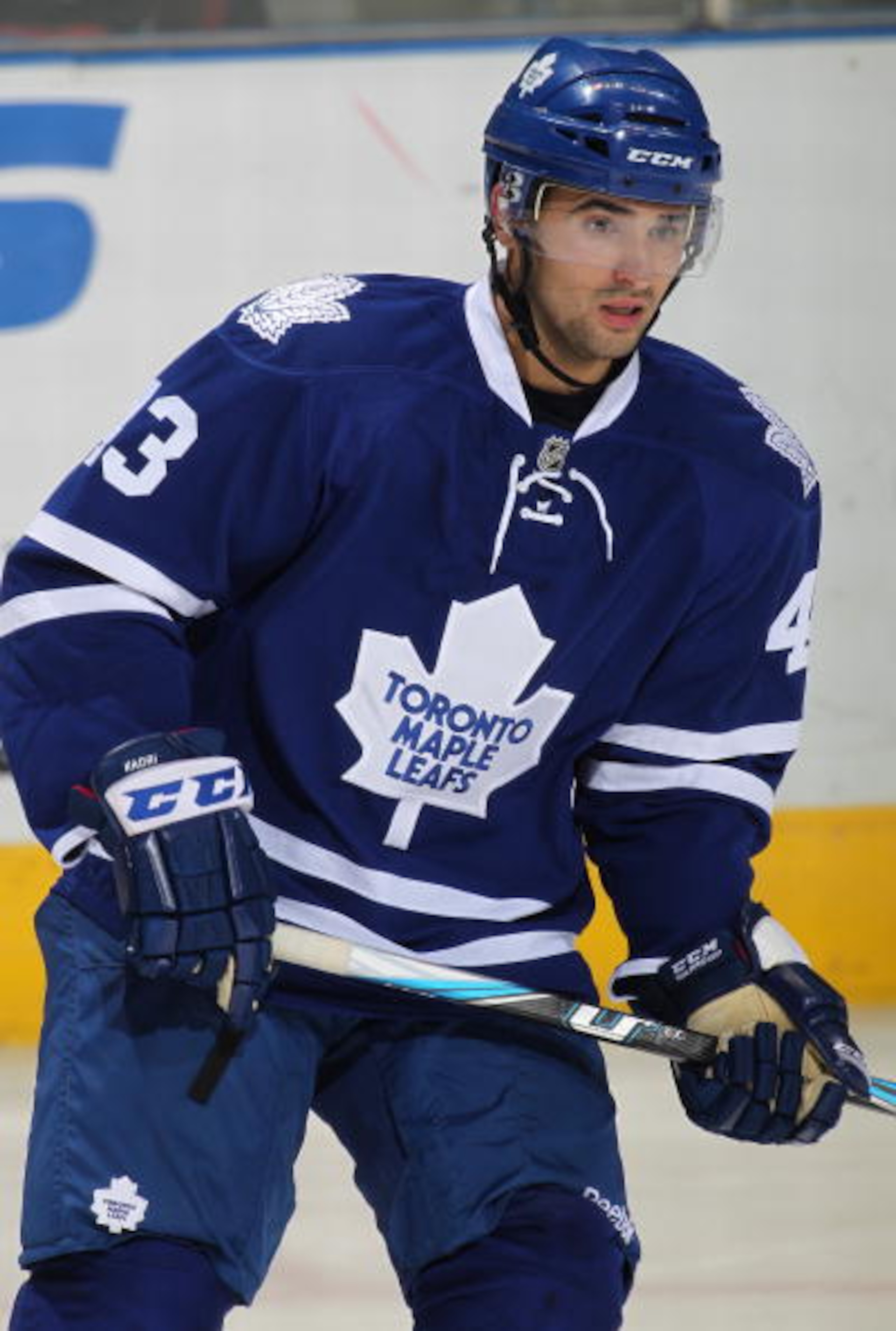 LONDON, ON - SEPTEMBER 14: Nazem Kadri #43 of the Toronto Maple Leafs skates in a game against the Ottawa Senators during the NHL Rookie Tournament on September 14, 2010 at the John Labatt Centre in London, Ontario. The Senators defeated the Leafs 3-2. ( LONDON, ON - SEPTEMBER 14: Nazem Kadri #43 of the Toronto Maple Leafs skates in a game against the Ottawa Senators during the NHL Rookie Tournament on September 14, 2010 at the John Labatt Centre in London, Ontario. The Senators defeated the Leafs 3-2. (