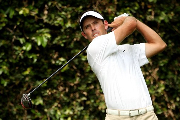 AUGUSTA, GA - APRIL 09:  Charl Schwartzel of South Africa watches his tee shot on the second hole during the third round of the 2011 Masters Tournament at Augusta National Golf Club on April 9, 2011 in Augusta, Georgia.  (Photo by Andrew Redington/Getty I