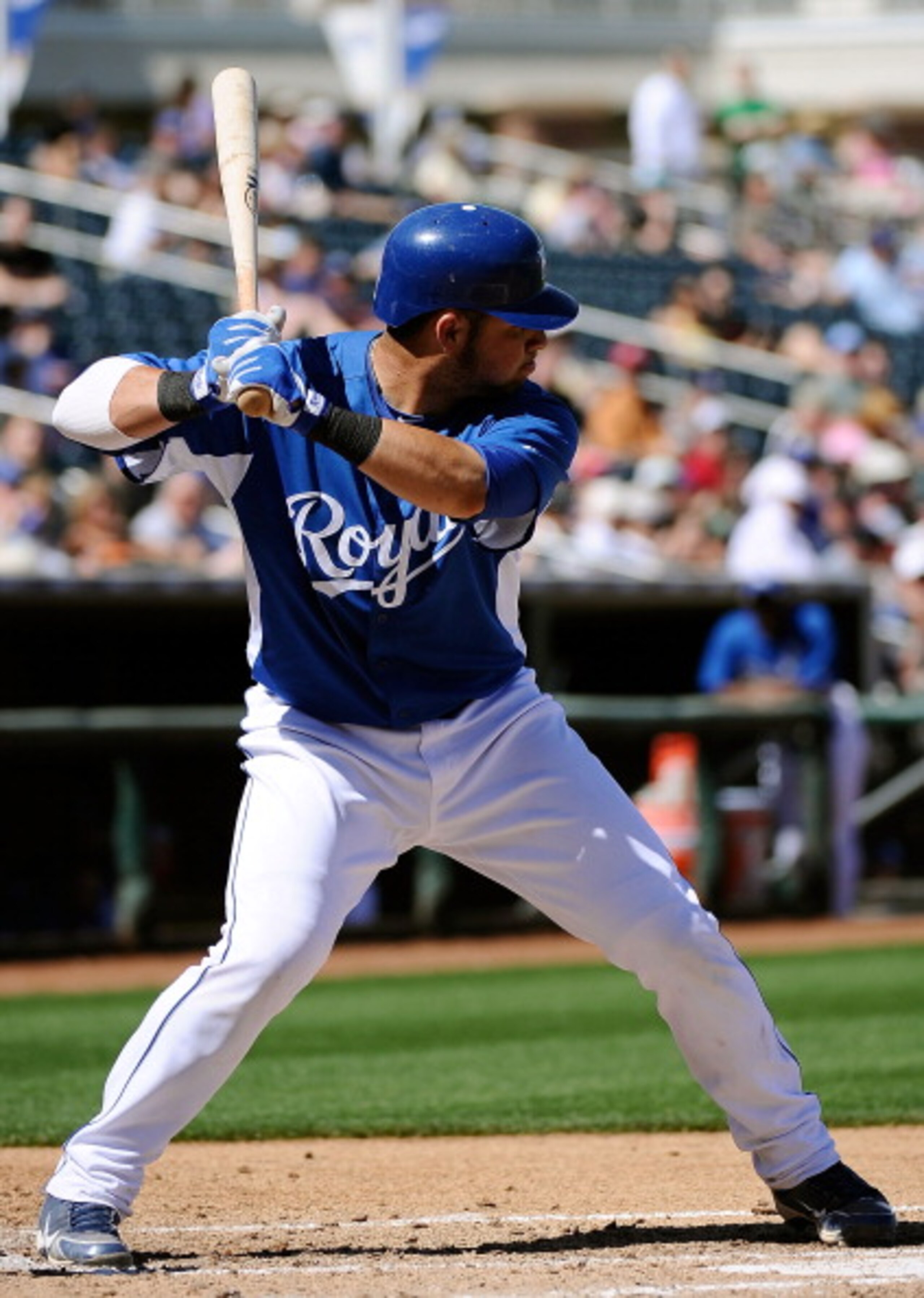SURPRISE, AZ - MARCH 12: Billy Butler #16 of the Kansas City Royals plays in the spring training baseball game against the Los Angeles Dodgers at Surprise Stadium on March 12, 2011 in Surprise, Arizona. (Photo by Kevork Djansezian/Getty Images) SURPRISE, AZ - MARCH 12: Billy Butler #16 of the Kansas City Royals plays in the spring training baseball game against the Los Angeles Dodgers at Surprise Stadium on March 12, 2011 in Surprise, Arizona. (Photo by Kevork Djansezian/Getty Images)
