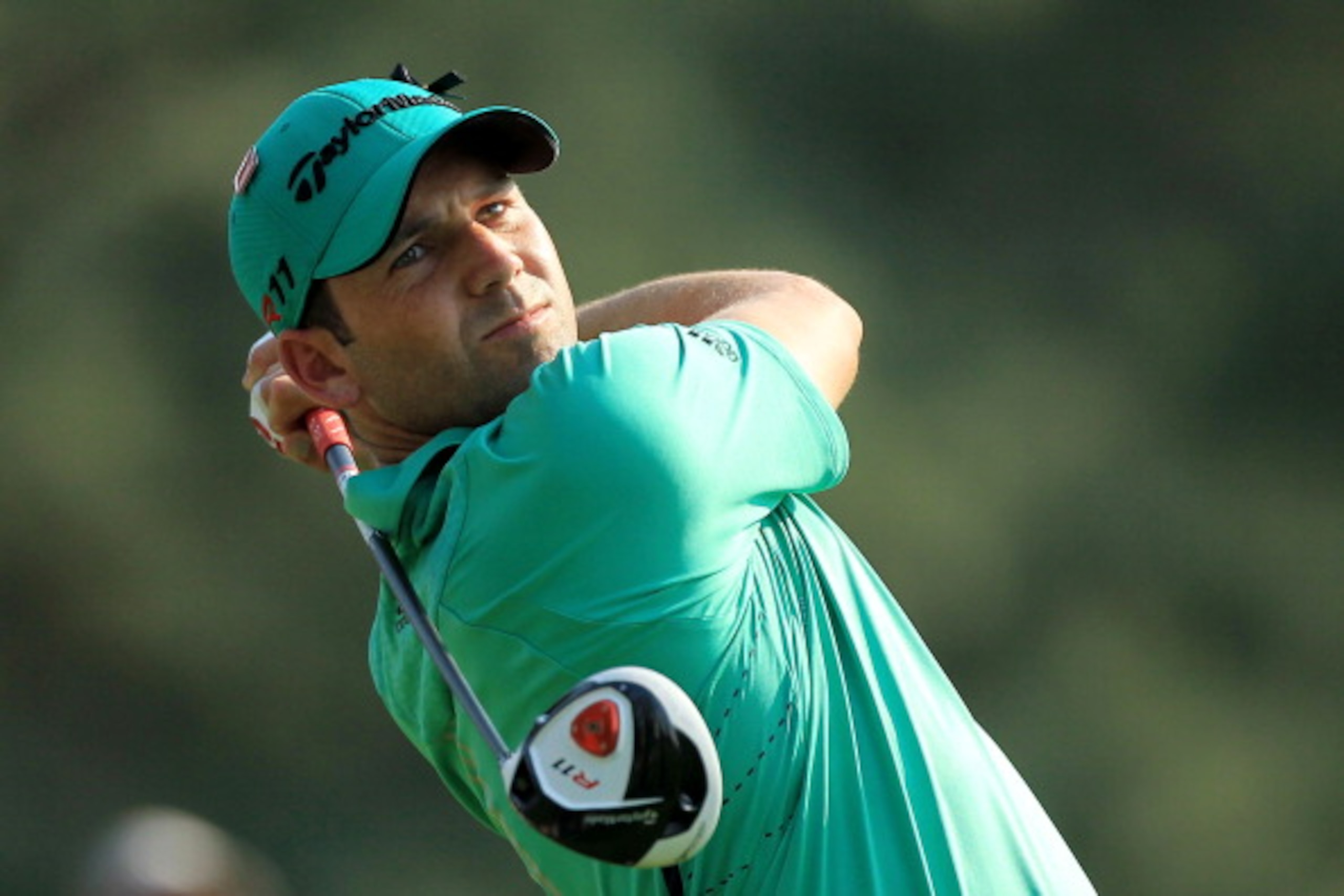 AUGUSTA, GA - APRIL 09: Sergio Garcia of Spain watches his tee shot on the 18th hole during the third round of the 2011 Masters Tournament at Augusta National Golf Club on April 9, 2011 in Augusta, Georgia. (Photo by David Cannon/Getty Images) AUGUSTA, GA - APRIL 09: Sergio Garcia of Spain watches his tee shot on the 18th hole during the third round of the 2011 Masters Tournament at Augusta National Golf Club on April 9, 2011 in Augusta, Georgia. (Photo by David Cannon/Getty Images)