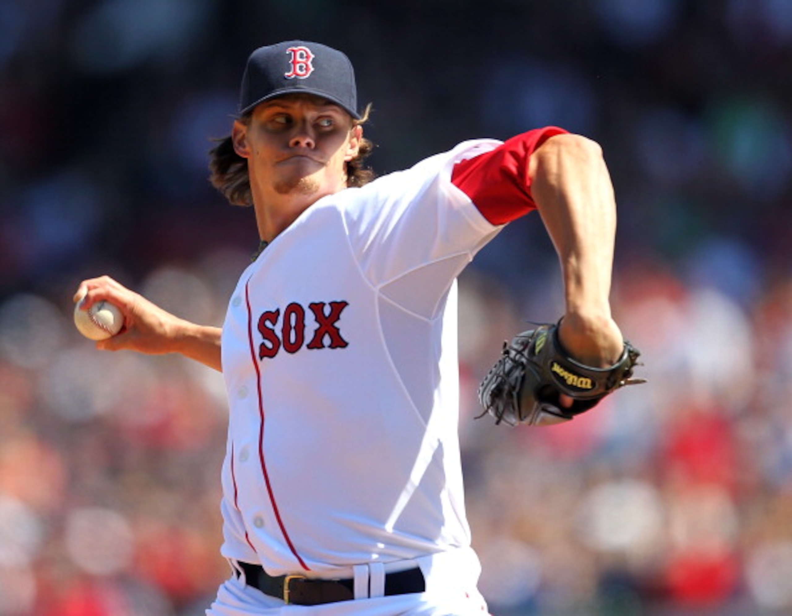 BOSTON, MA - APRIL 9: Clay Buchholz #11 of the Boston Red Sox throws against the New York Yankees at Fenway Park April 9, 2011 in Boston, Massachusetts. (Photo by Jim Rogash/Getty Images) BOSTON, MA - APRIL 9: Clay Buchholz #11 of the Boston Red Sox throws against the New York Yankees at Fenway Park April 9, 2011 in Boston, Massachusetts. (Photo by Jim Rogash/Getty Images)