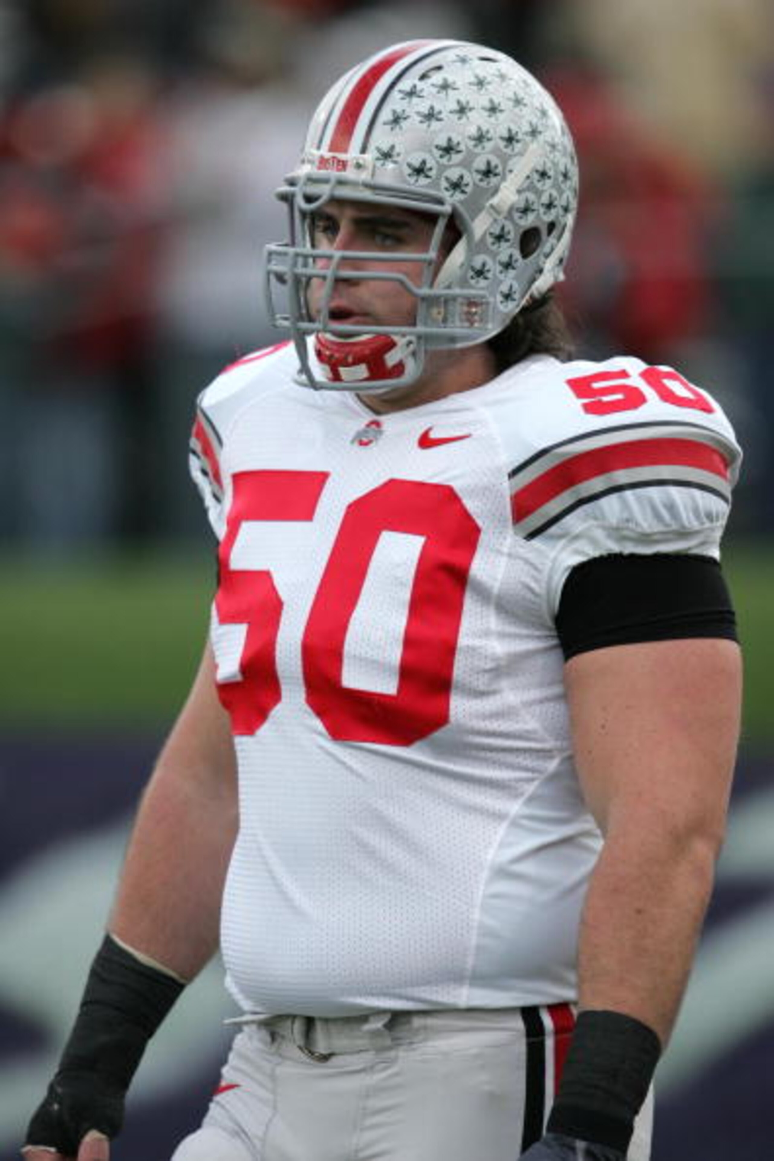 EVANSTON, IL - NOVEMBER 11: Center Doug Datish #50 of the Ohio State University Buckeyes is on the field during the game against the Northwestern University Wildcats on November 11, 2006 at Ryan Field at Northwestern University in Evanston, Illinois. The EVANSTON, IL - NOVEMBER 11: Center Doug Datish #50 of the Ohio State University Buckeyes is on the field during the game against the Northwestern University Wildcats on November 11, 2006 at Ryan Field at Northwestern University in Evanston, Illinois. The