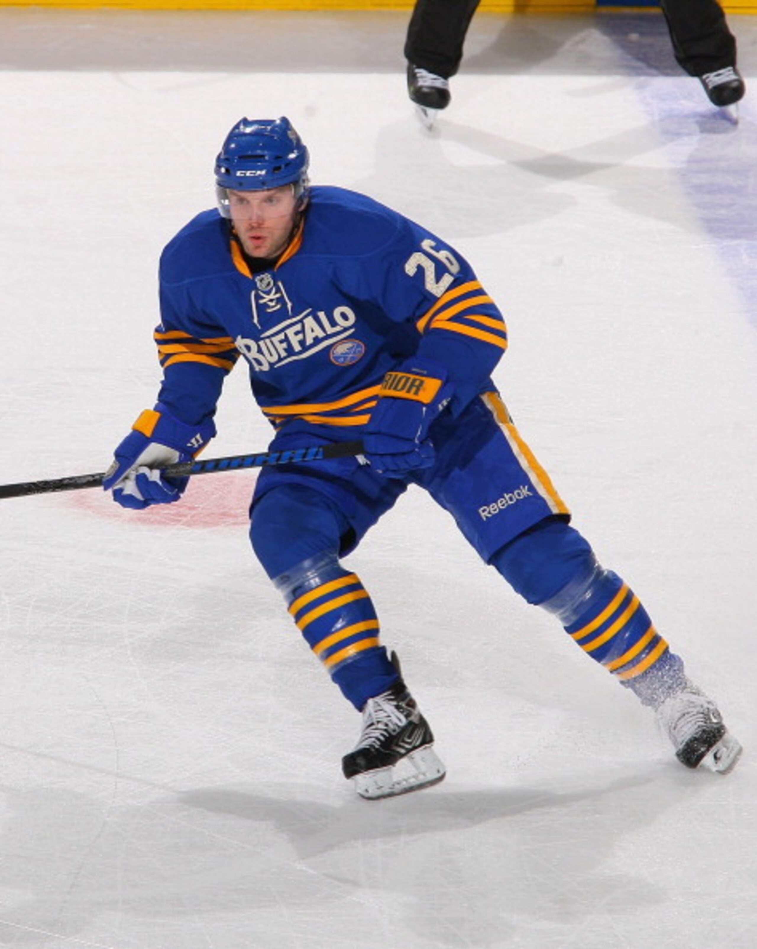 BUFFALO, NY - FEBRUARY 26: Thomas Vanek #26 of the Buffalo Sabres skates against the Detroit Red Wings at HSBC Arena on February 26, 2011 in Buffalo, New York. Detroit won 3-2 in a shootout. (Photo by Rick Stewart/Getty Images) BUFFALO, NY - FEBRUARY 26: Thomas Vanek #26 of the Buffalo Sabres skates against the Detroit Red Wings at HSBC Arena on February 26, 2011 in Buffalo, New York. Detroit won 3-2 in a shootout. (Photo by Rick Stewart/Getty Images)