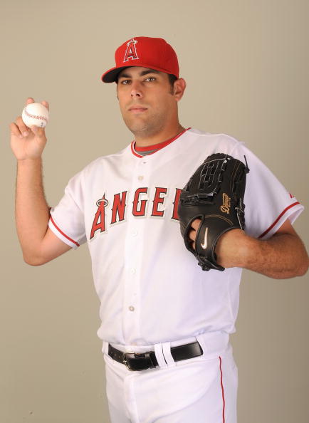 TEMPE, AZ - FEBRUARY 25:  Jordan Walden #31 of the Los Angeles Angels of Anaheim poses during photo day at Tempe Diablo Stadium on February 25, 2009 in Tempe, Arizona. (Photo by Kevork Djansezian/Getty Images)