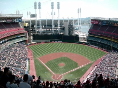 Riverfront Stadium - Cinergy Field - Cincinnati Ohio - Former Home of the Cincinnati  Reds