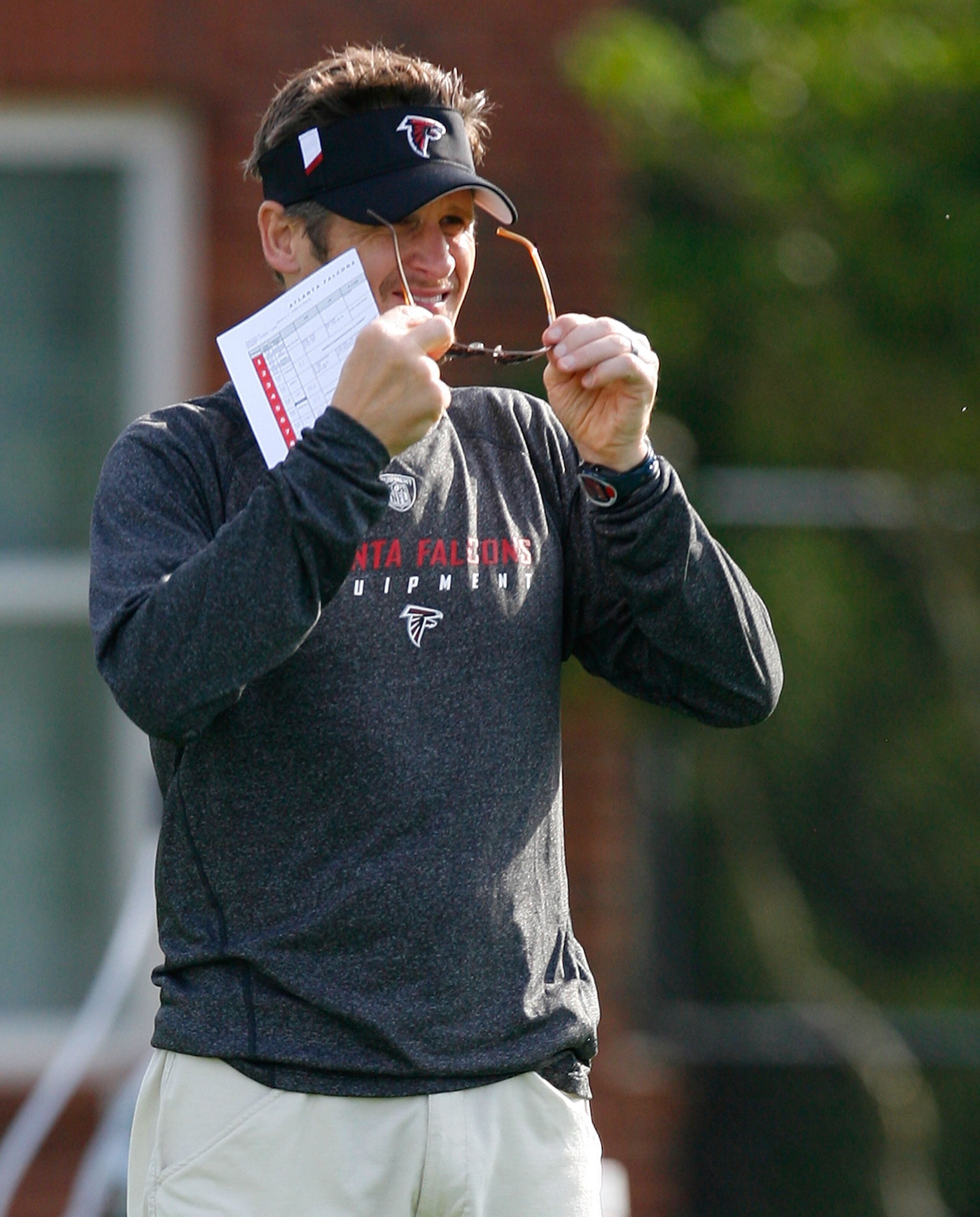 FLOWERY BRANCH, GA - AUGUST 01:  General manager Thomas Dimitroff of the Atlanta Falcons during opening day of training camp on August 1, 2009 at the Falcons Training Complex in Flowery Branch, Georgia.  (Photo by Kevin C. Cox/Getty Images)