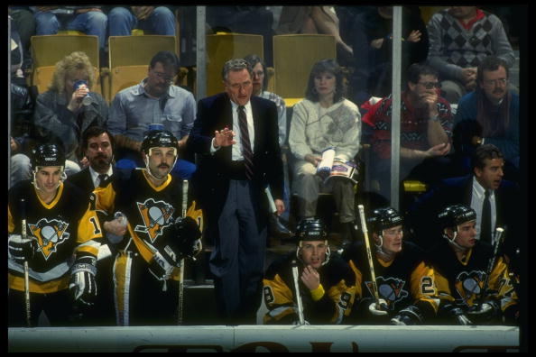 1990-1991:  Pittsburgh Penguins general manager Bob Johnson. Mandatory Credit: Rick Stewart  /Allsport