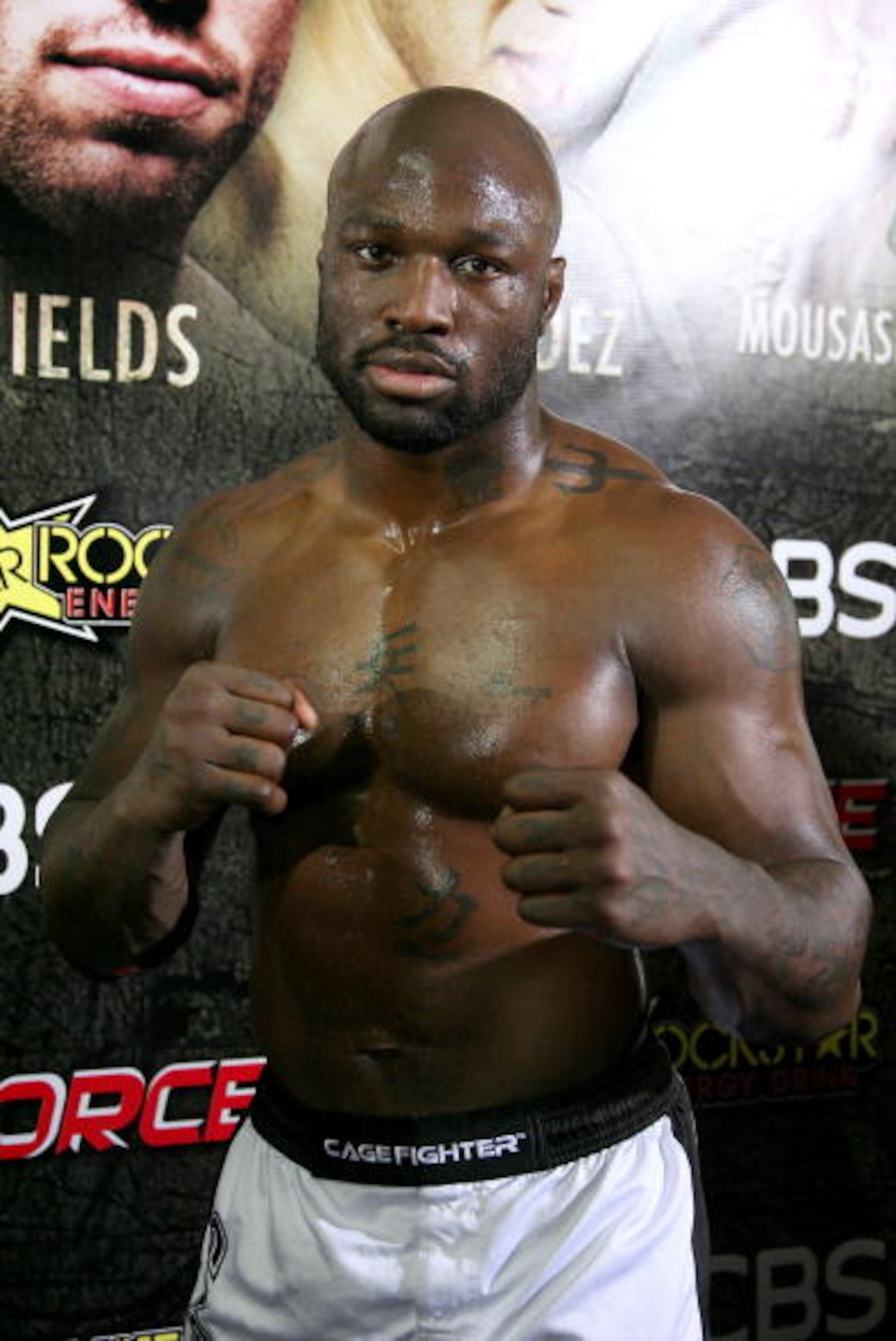 HOLLYWOOD - MARCH 17: Undefeated Light Heavyweight contender 'King Mo' Lawal attends the CBS' Strikeforce MMA Fighters Open Media Workout on March 17, 2010 in Hollywood, California. (Photo by Valerie Macon/Getty Images) HOLLYWOOD - MARCH 17: Undefeated Light Heavyweight contender 'King Mo' Lawal attends the CBS' Strikeforce MMA Fighters Open Media Workout on March 17, 2010 in Hollywood, California. (Photo by Valerie Macon/Getty Images)